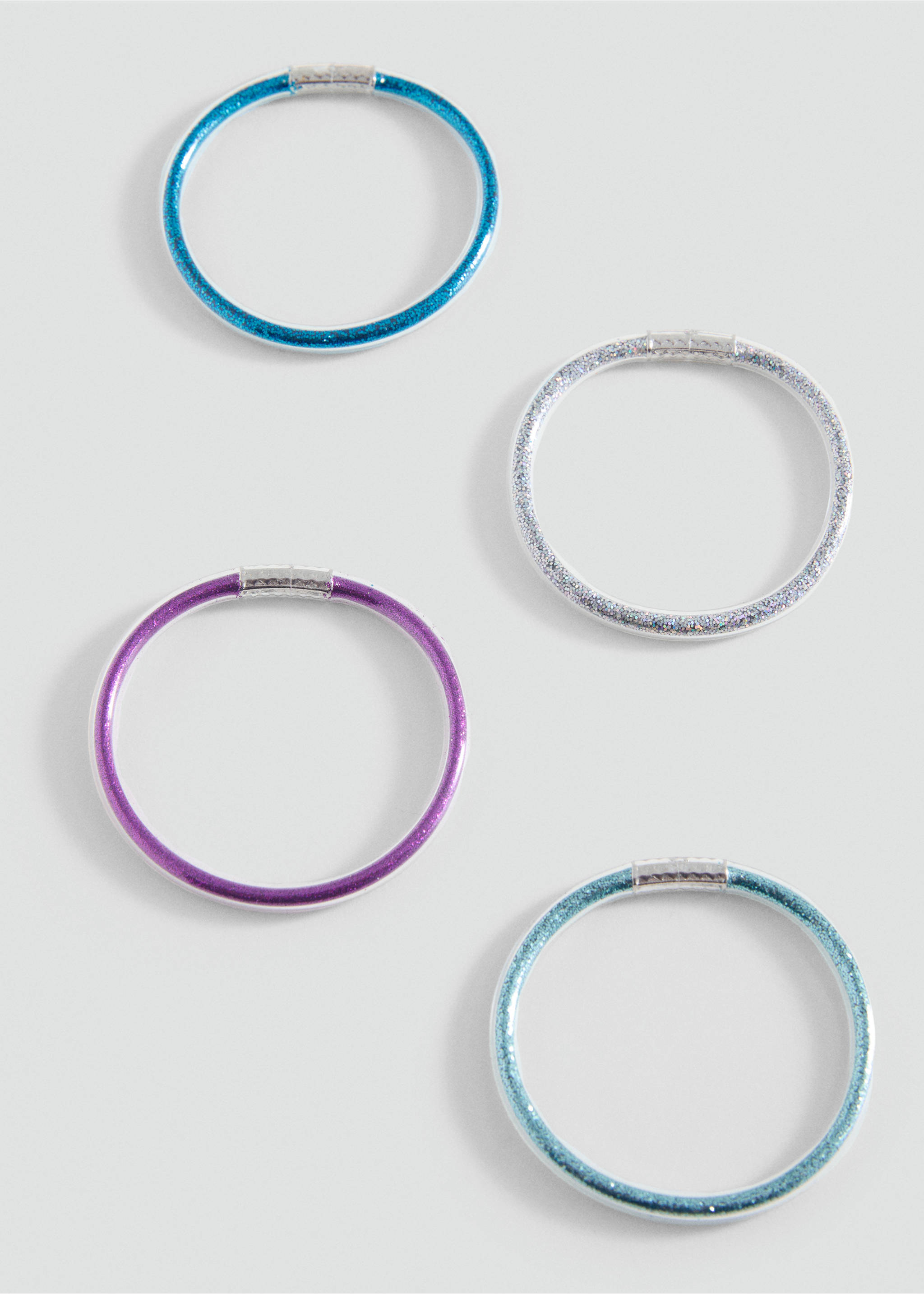 Pack of 4 bracelets - Medium plane, Blue. Ref: 87050318-00.