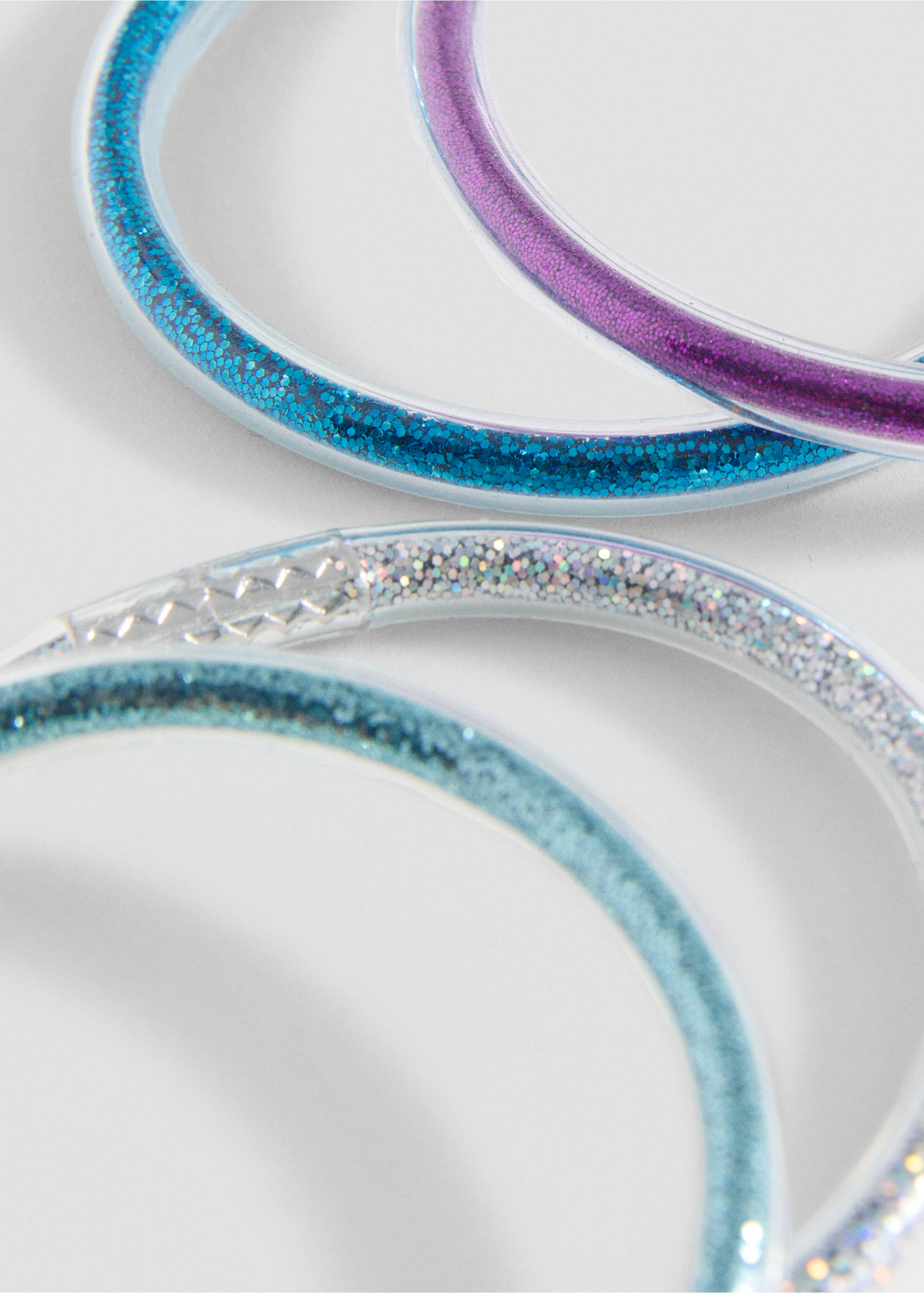 Pack of 4 bracelets - Details of the article 1, Blue. Ref: 87050318-00.