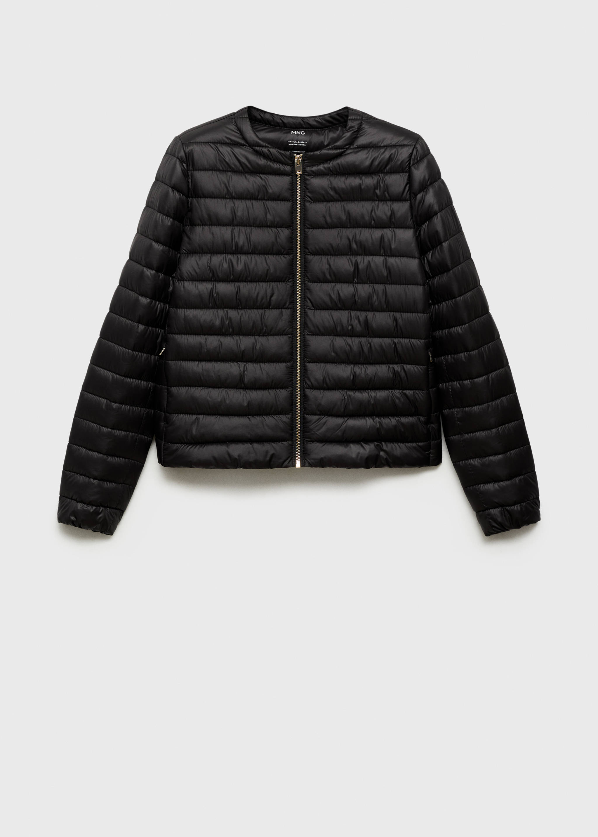 Short padded anorak with pockets - Article without model