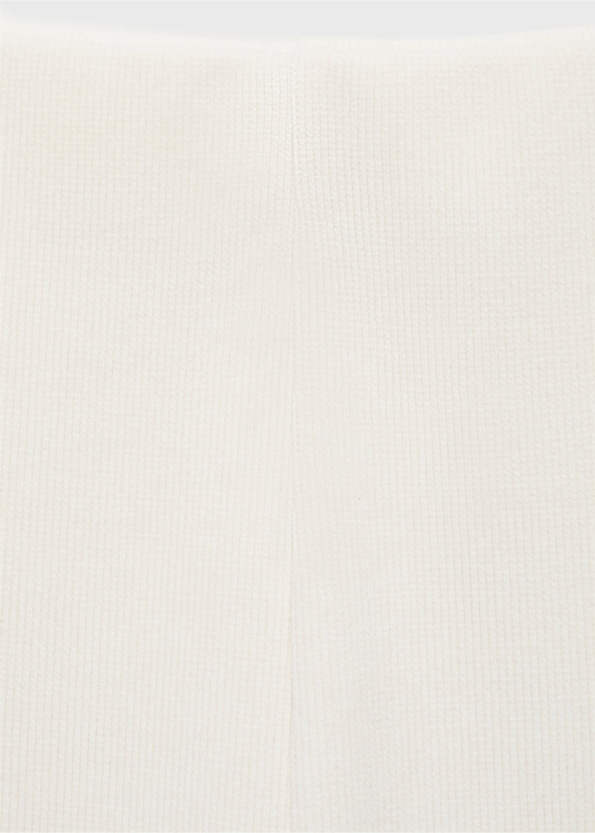Pantalon droit velours côtelé - Détail de l'article 8, Écru. Ref: 87050350-00.