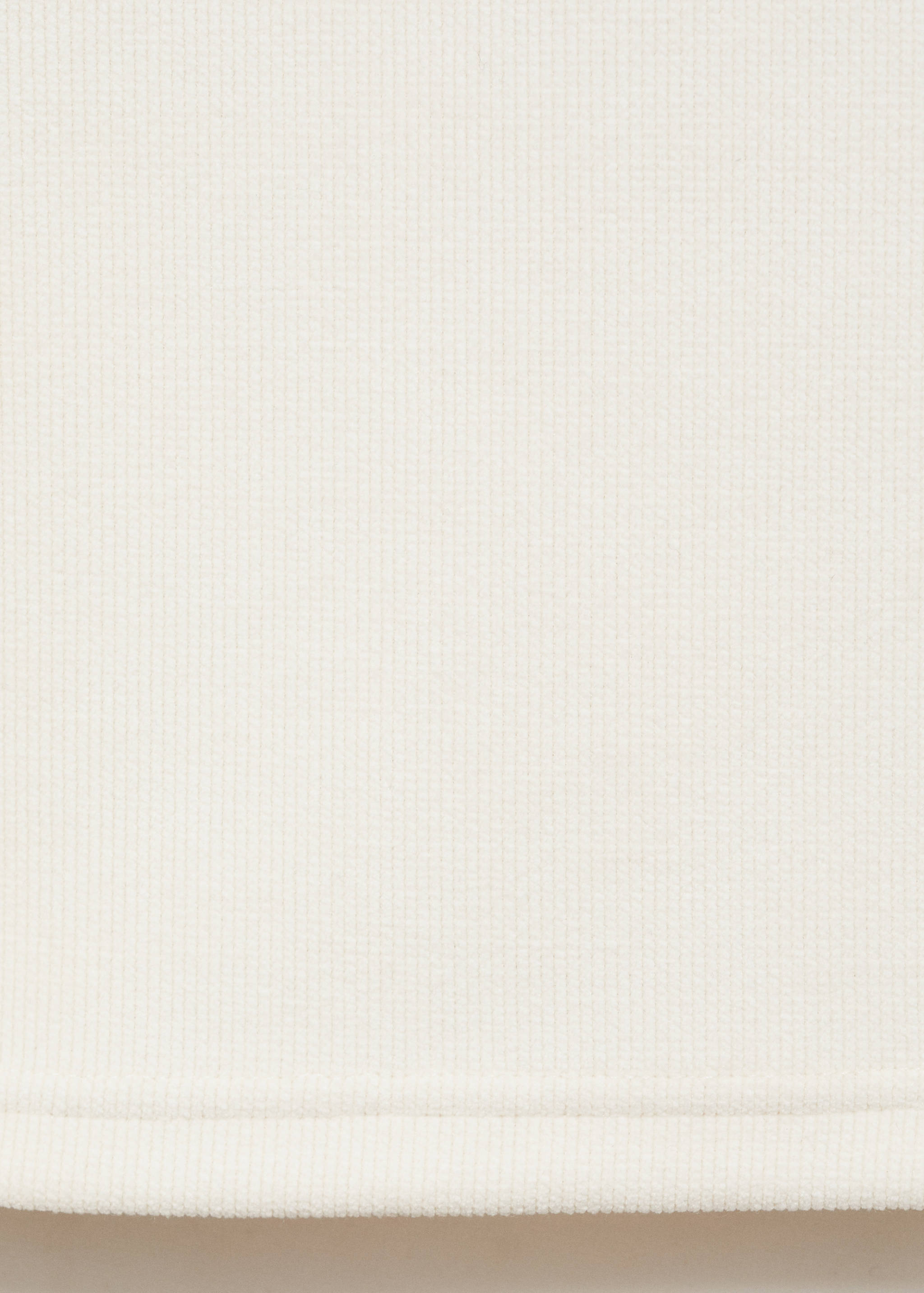 Corduroy straight trousers - Details of the article 0