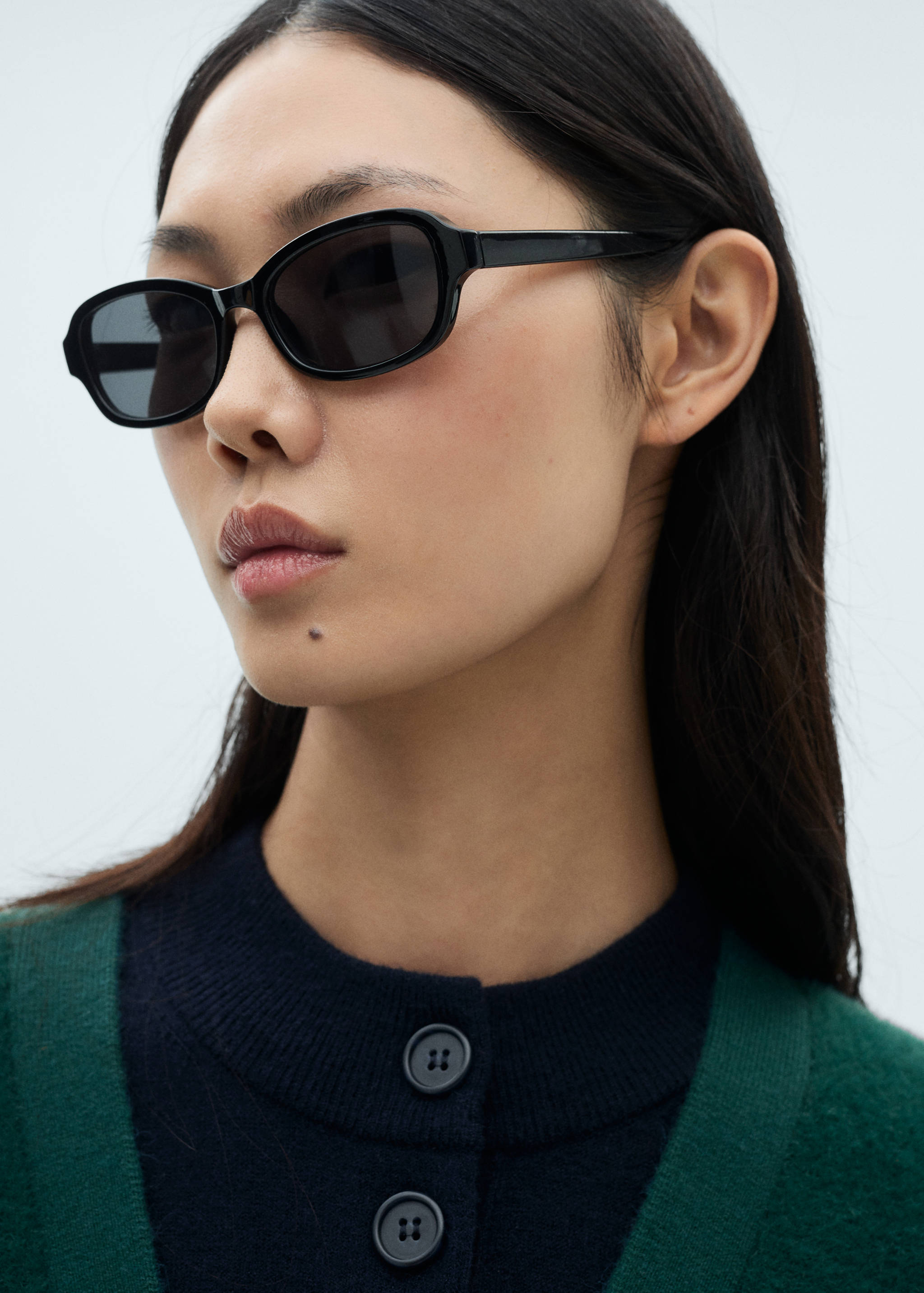 Włochaty kardigan z dzianiny - Szczegóły artykułu 1