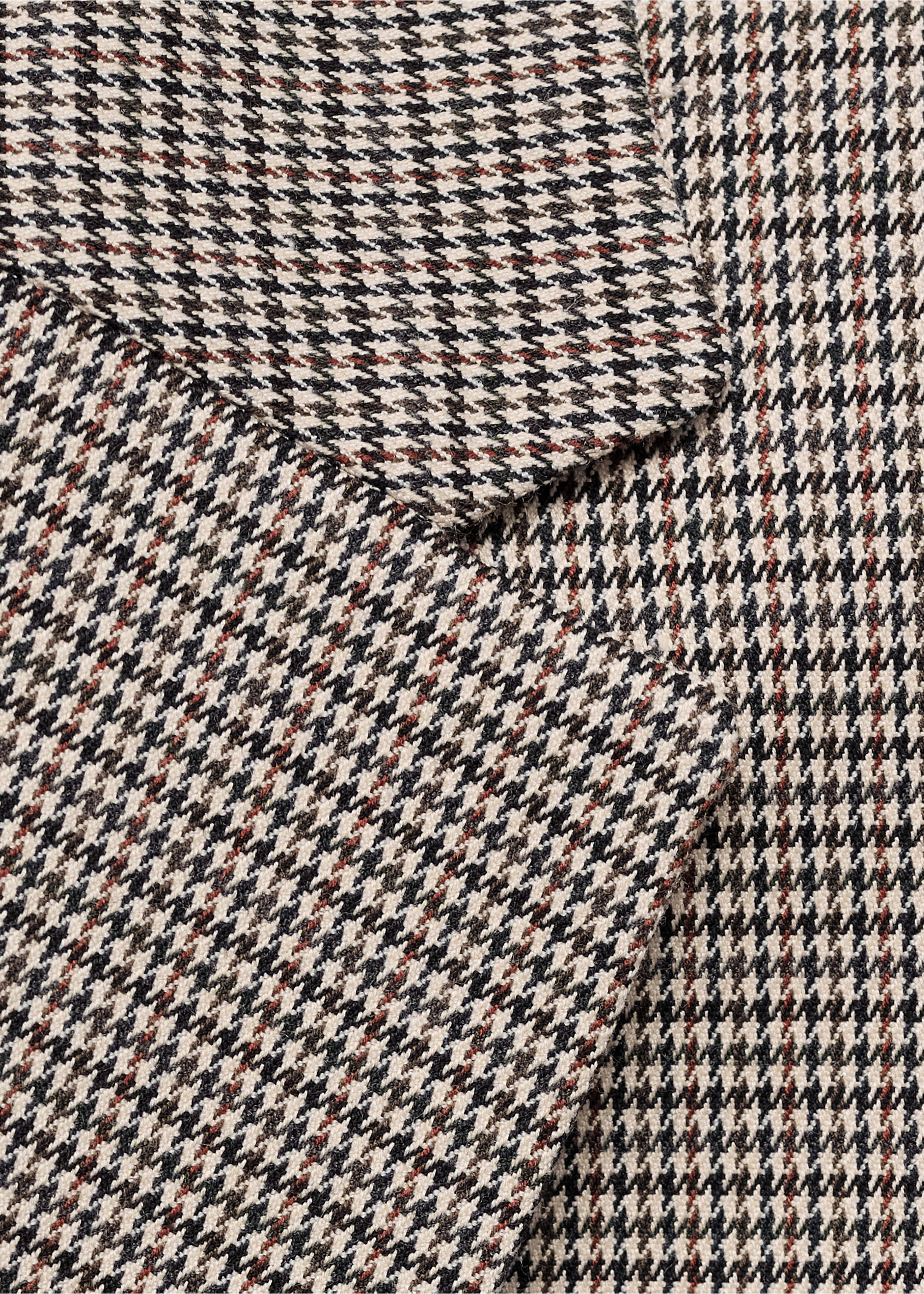 Double-breasted jacket - Details of the article 8, Brown. Ref: 87050355-00.
