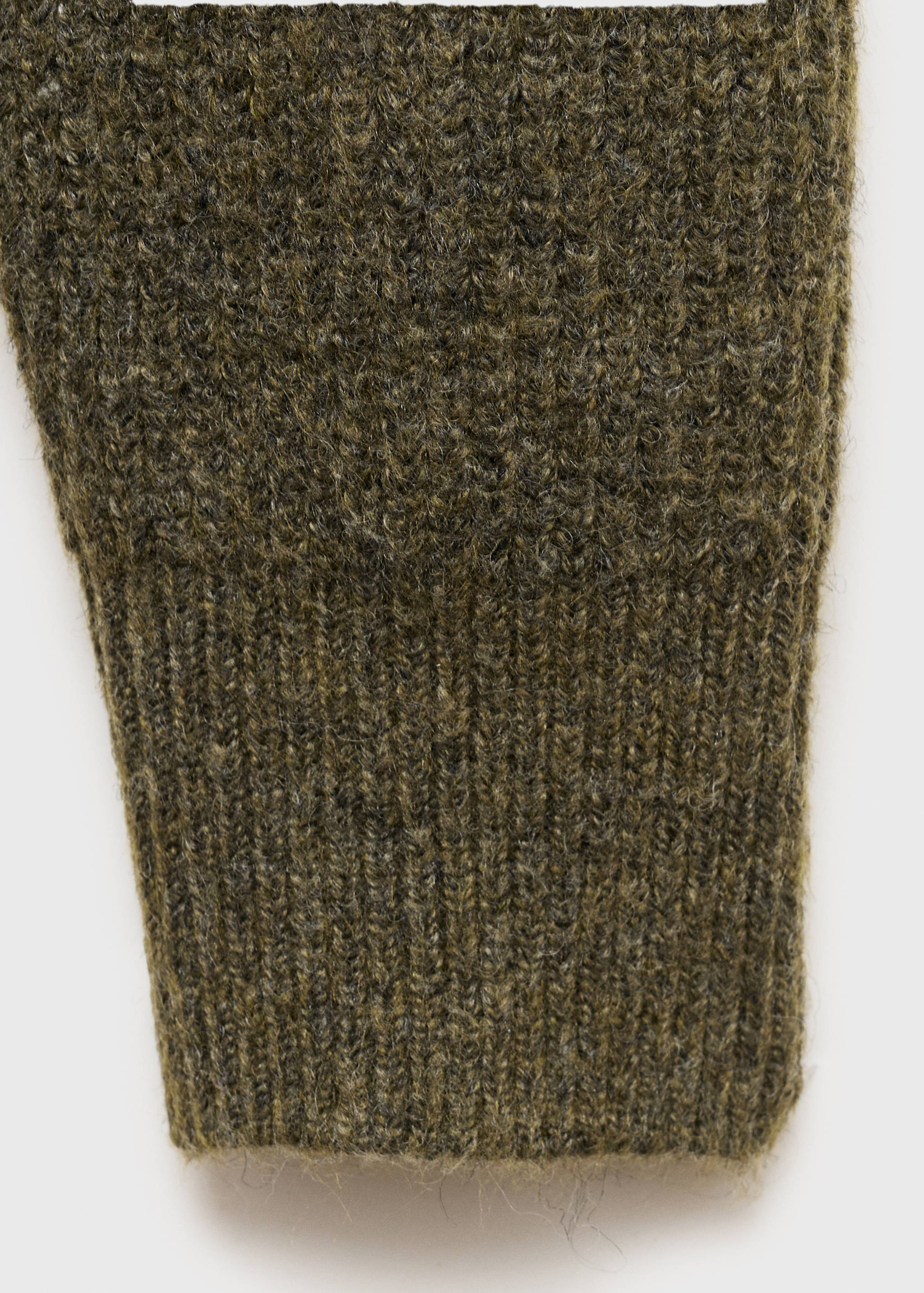 V-neck ribbed cardigan - Details of the article 8