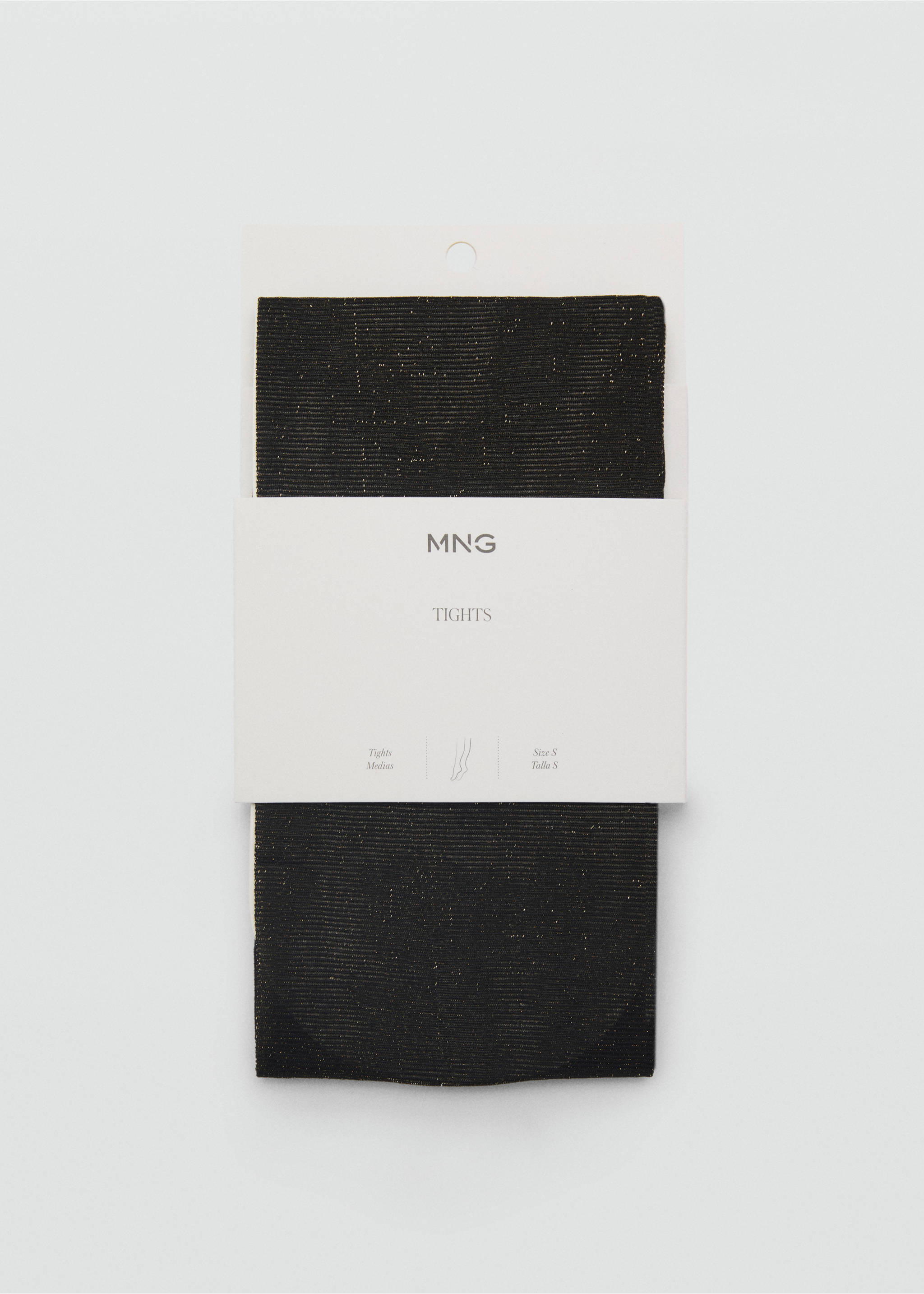 Panty met lurex detail - Detail van het artikel 2, Goud. Ref: 87050382-00.