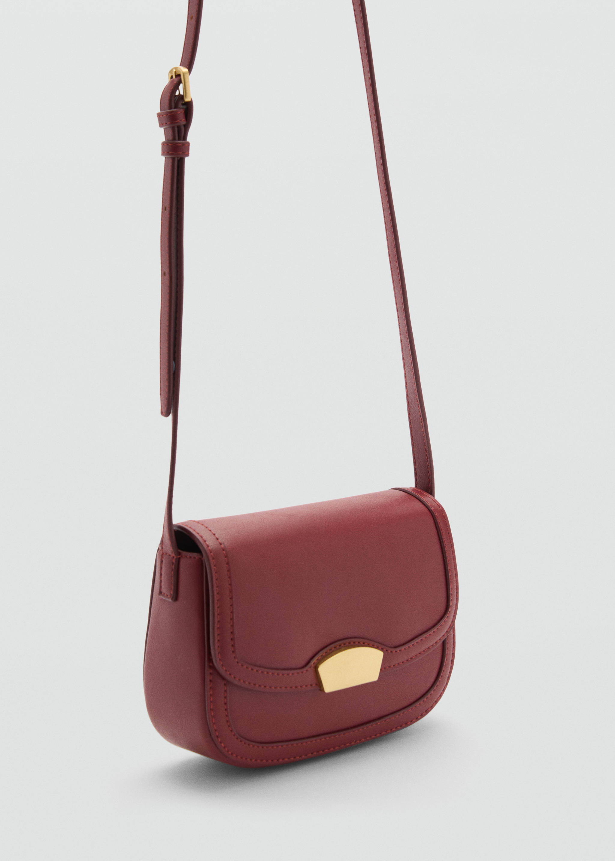 Crossbody bag with flap - Medium plane