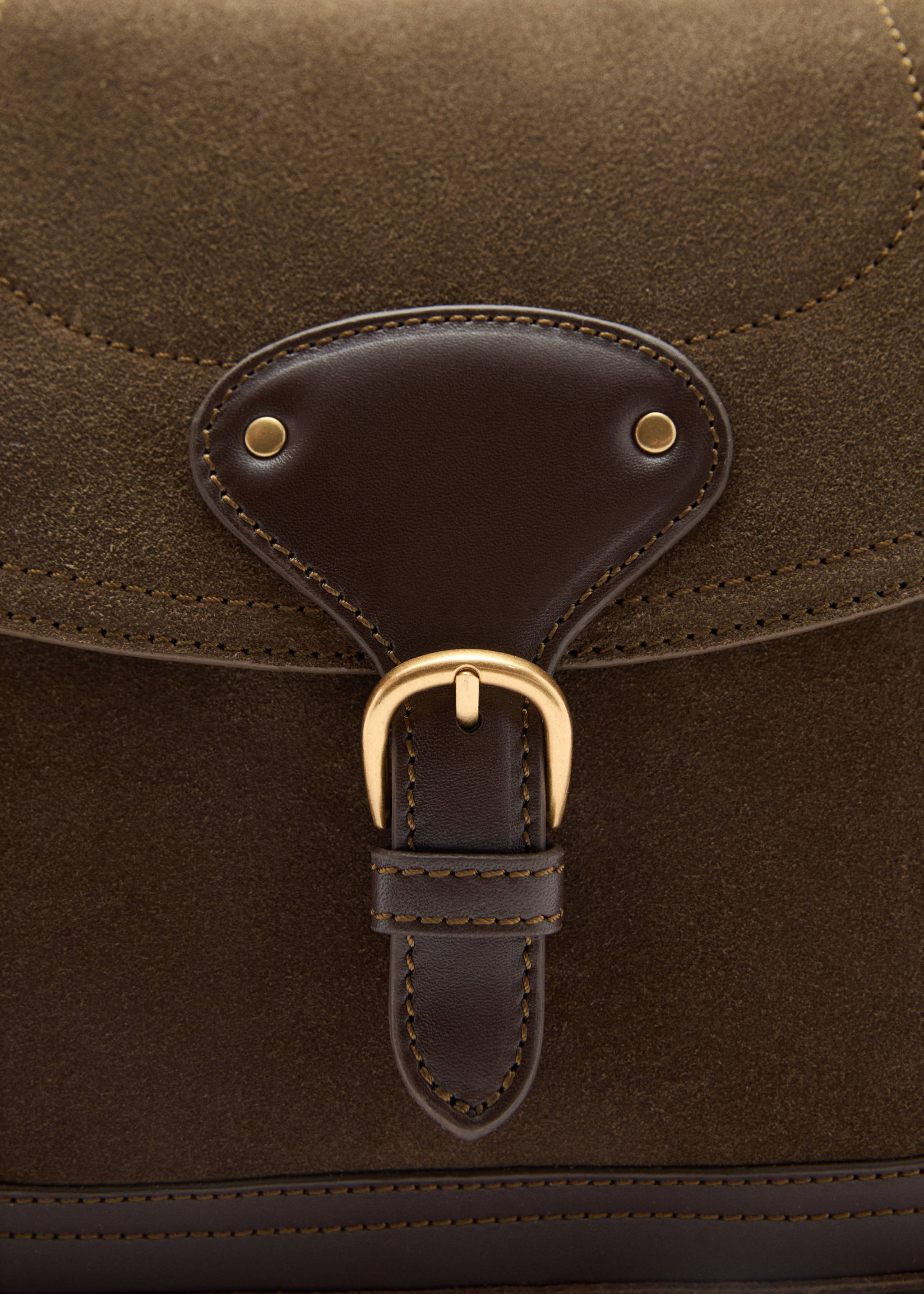 Buckle leather bag - Details of the article 1
