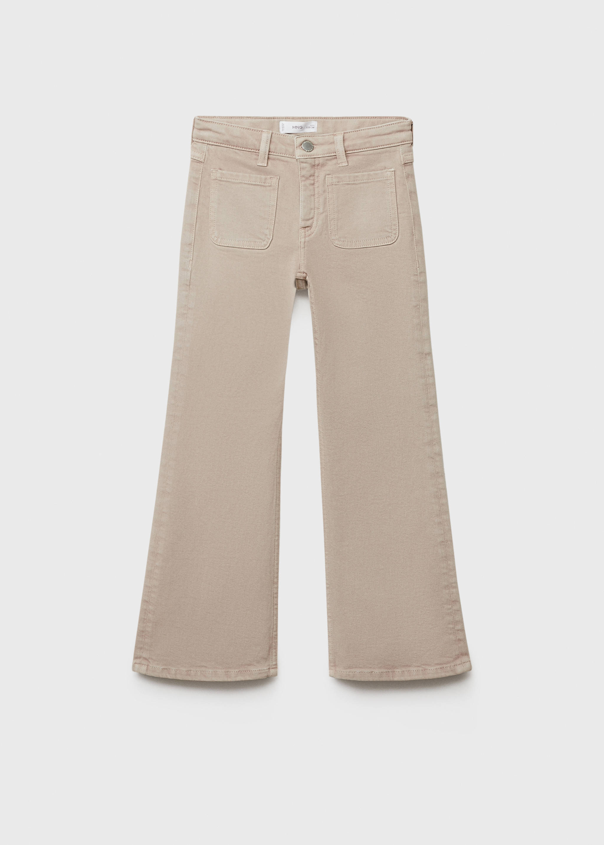 Flared jeans with pocket - Article without model