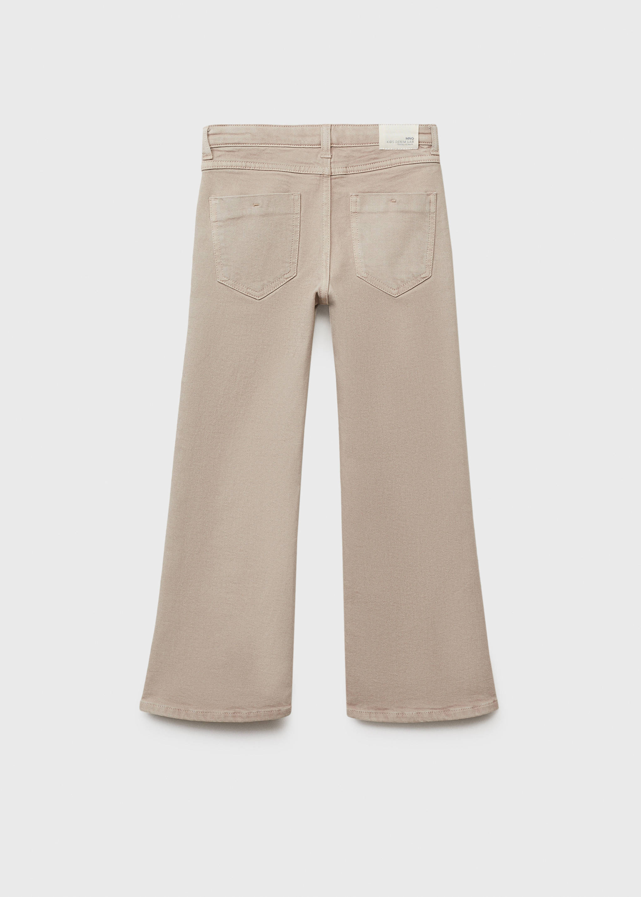 Flared jeans with pocket - Reverse of the article