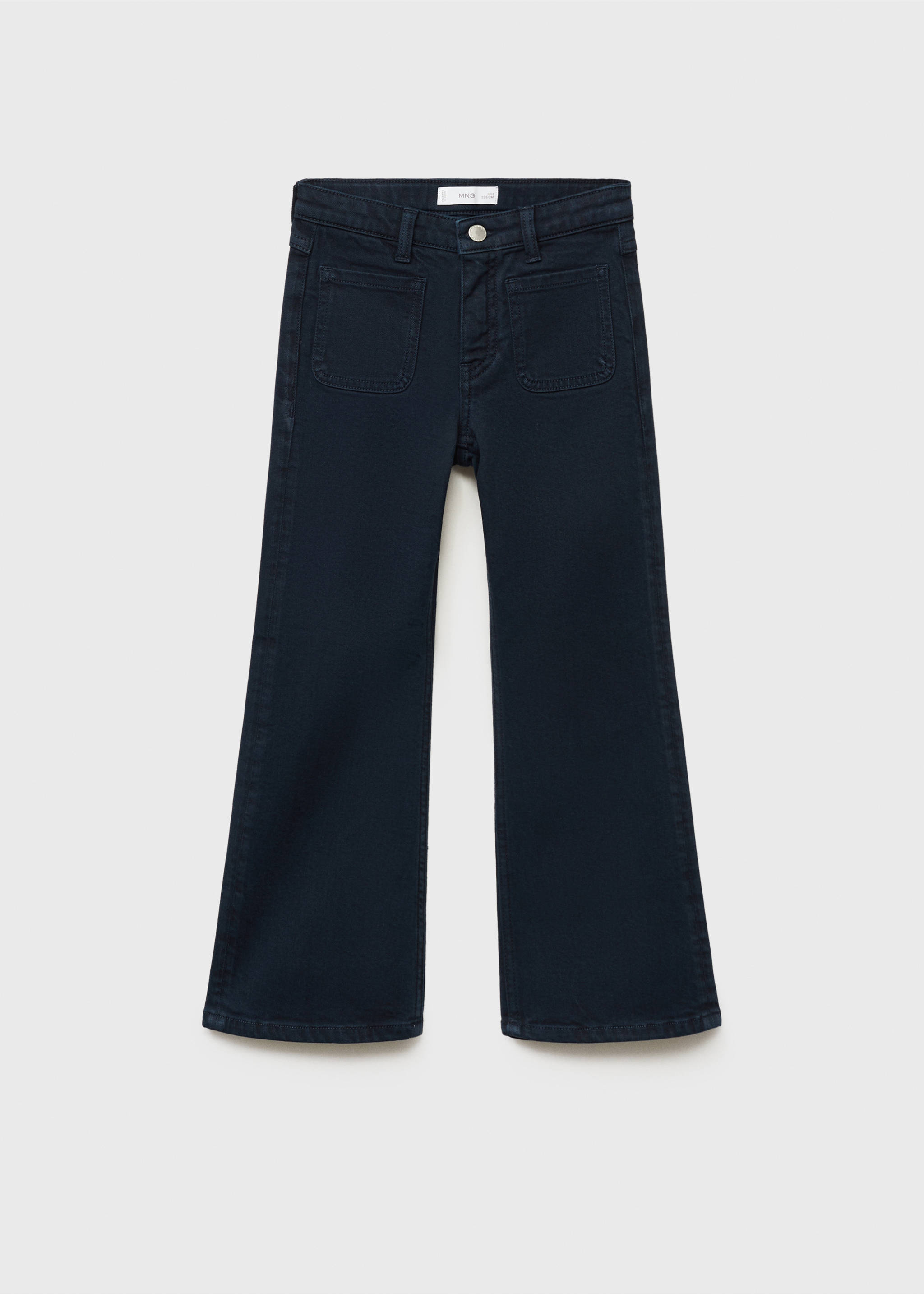 Flared jeans with pocket - Article without model, Dark Navy. Ref: 87050422-00.