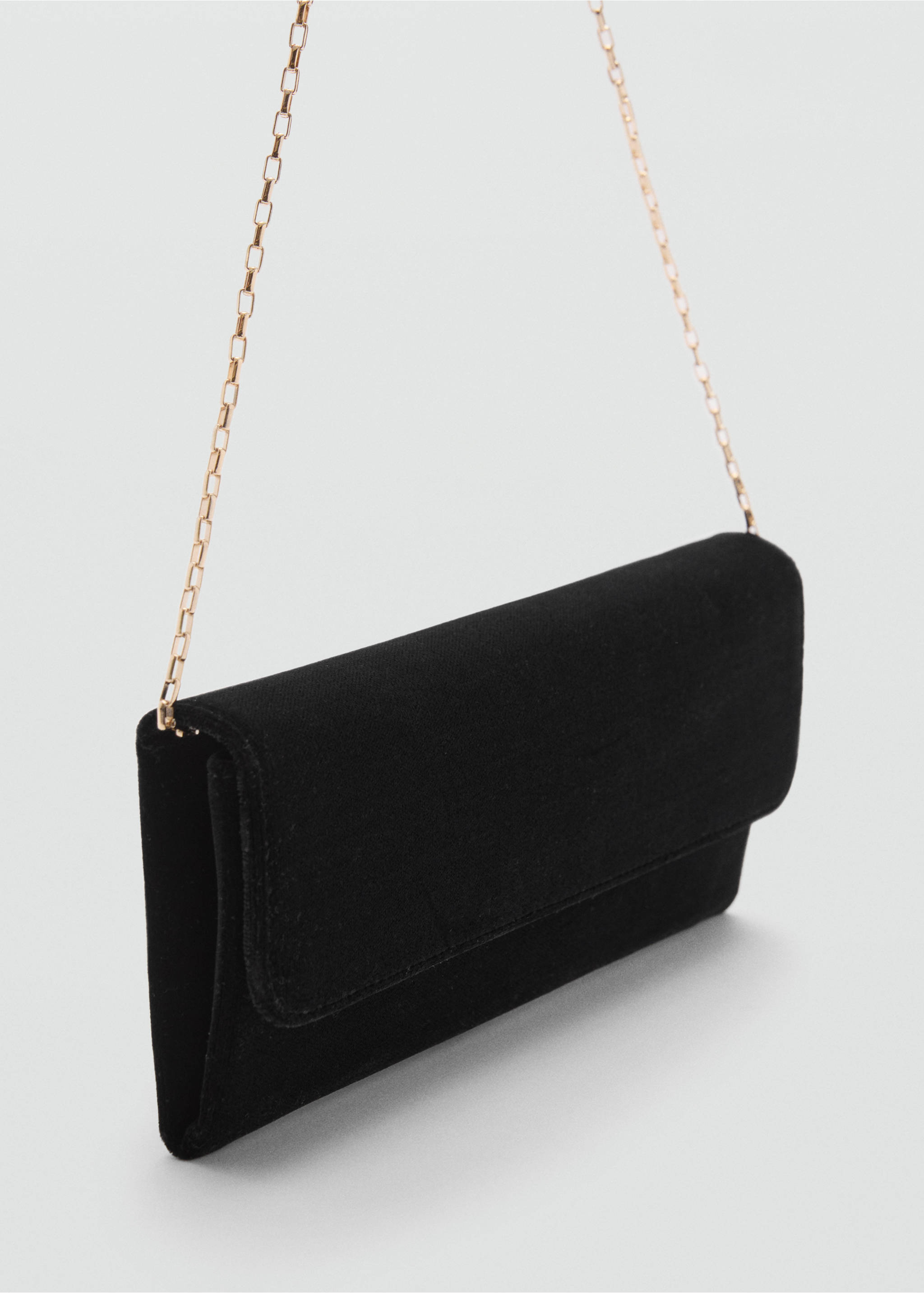 Flap chain bag - Medium plane, Black. Ref: 87050425-00.