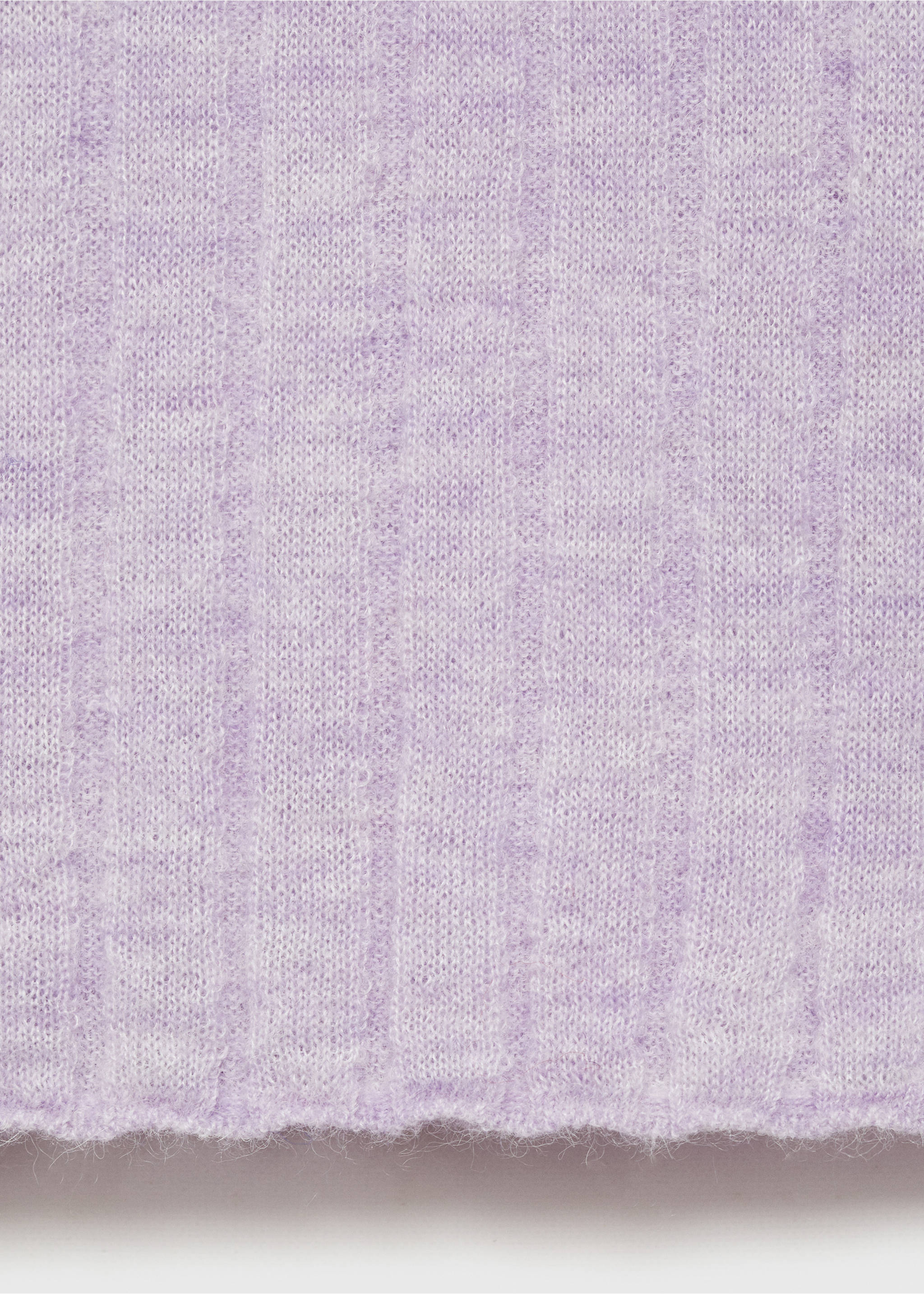 Jersey canalé cuello redondo - Detalle del artículo 0, Morado claro/pastel. Ref: 87050426-00.