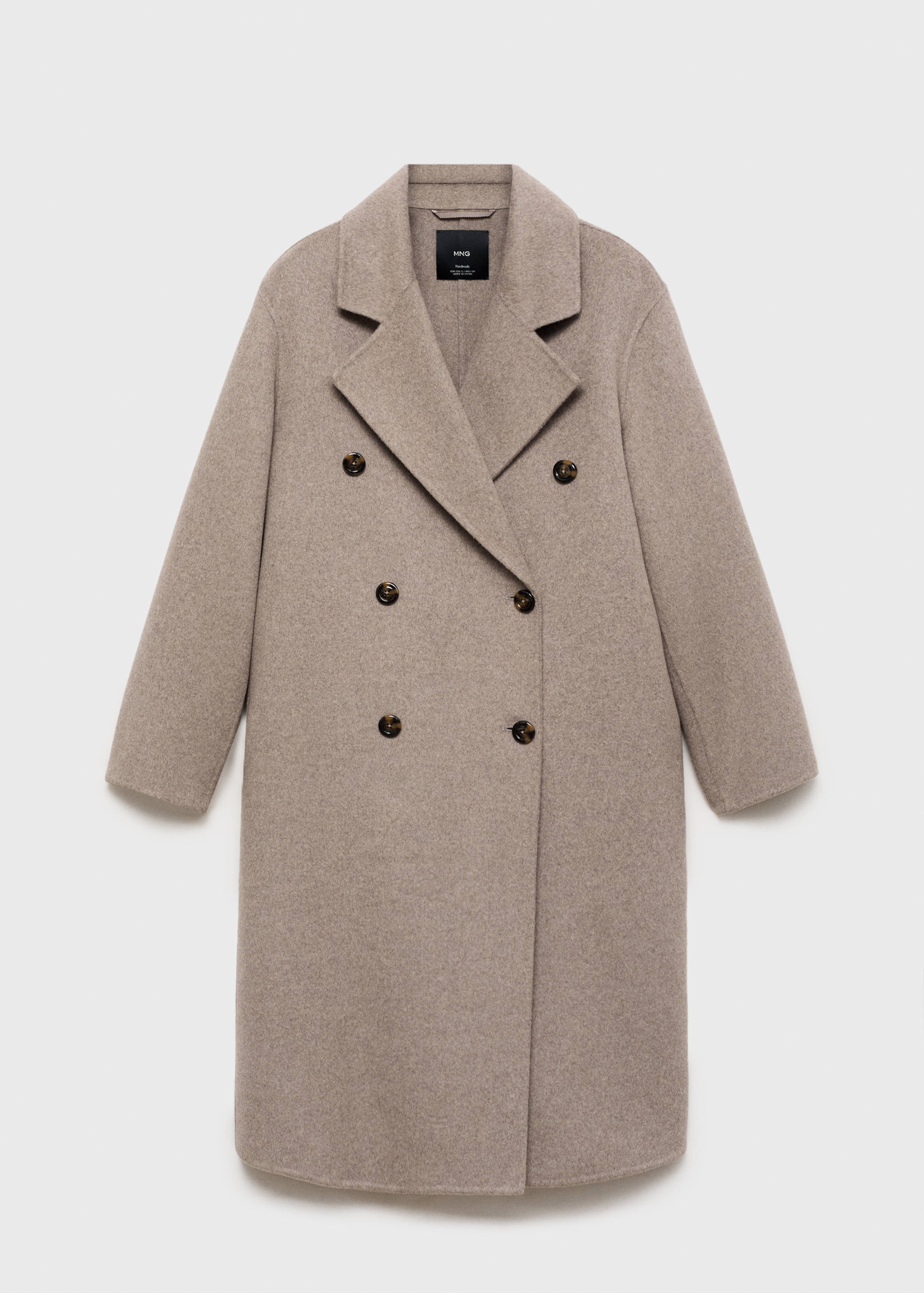 Manteau long fait main oversize - Article sans modèle