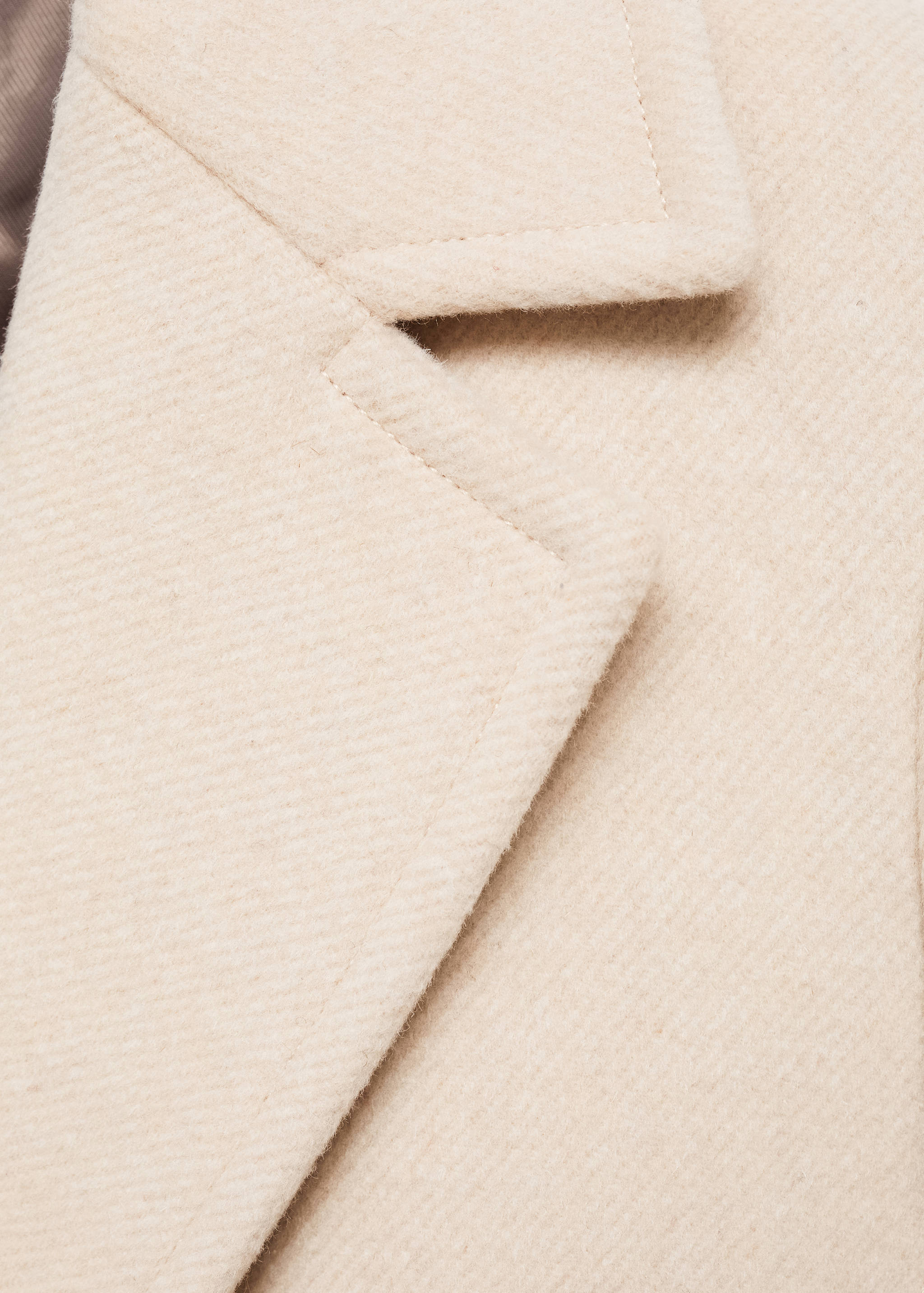 Double-breasted wool coat - Details of the article 8