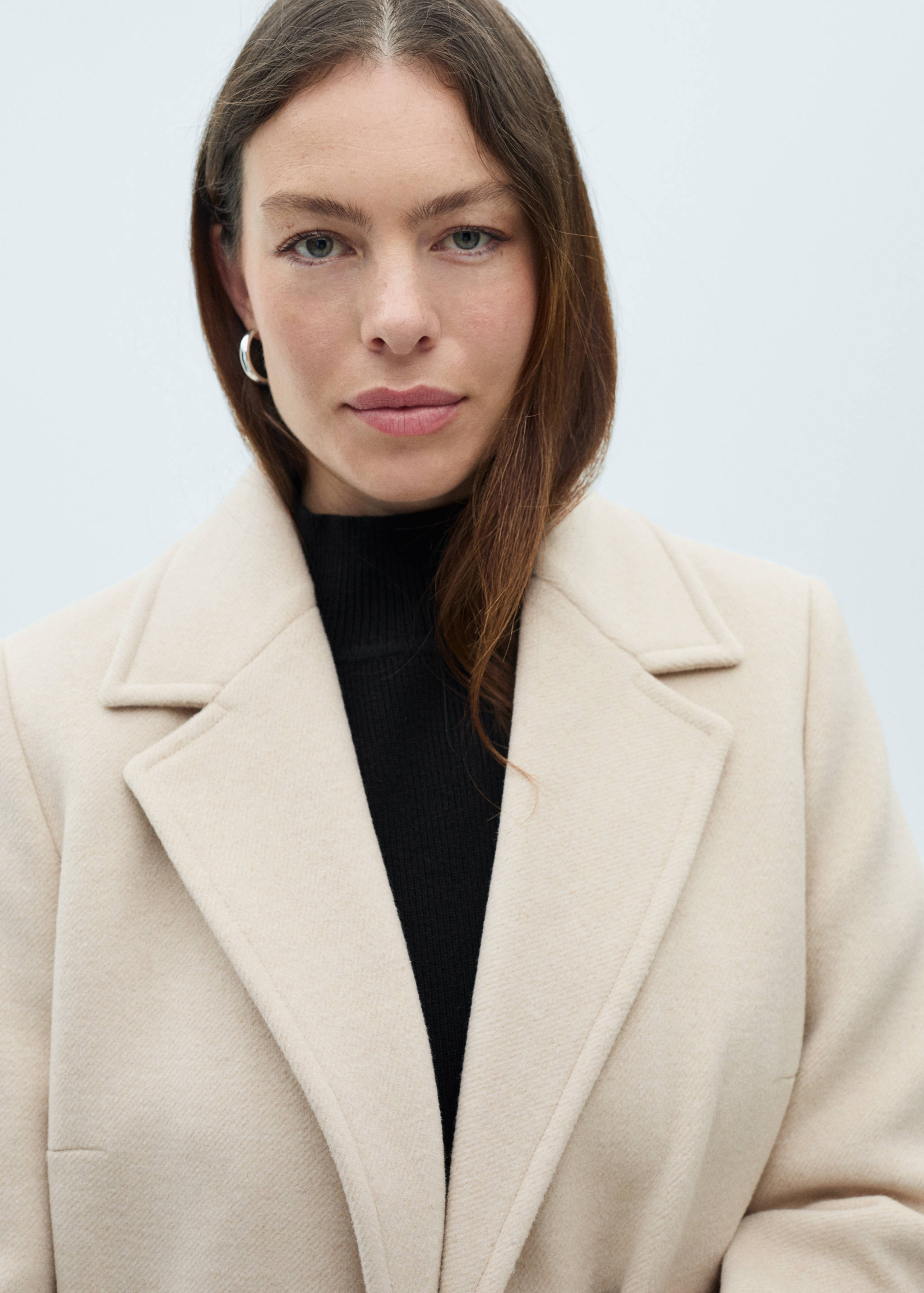 Double-breasted wool coat - Details of the article 4