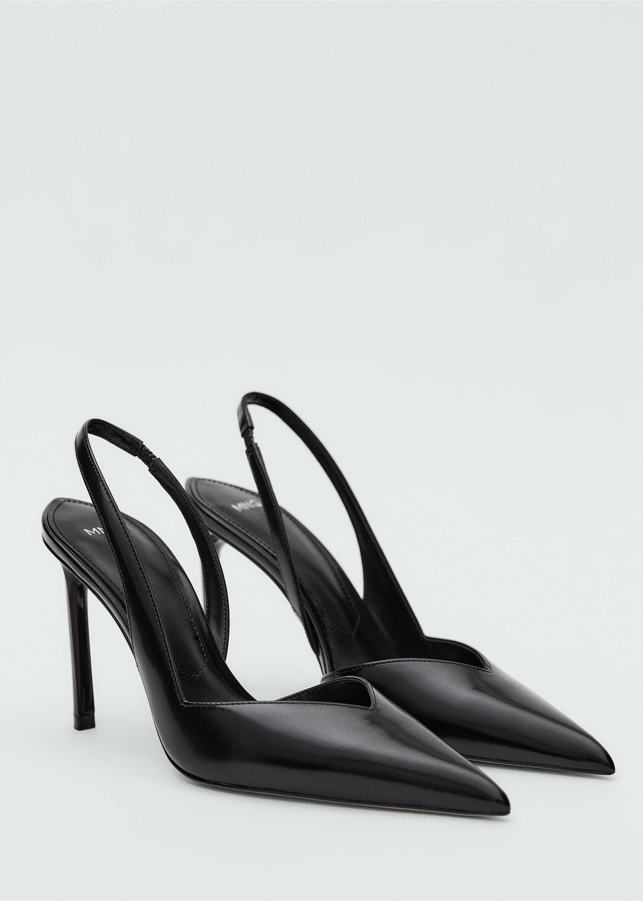 Heel leather shoes - Medium plane, Black. Ref: 87050440-00.