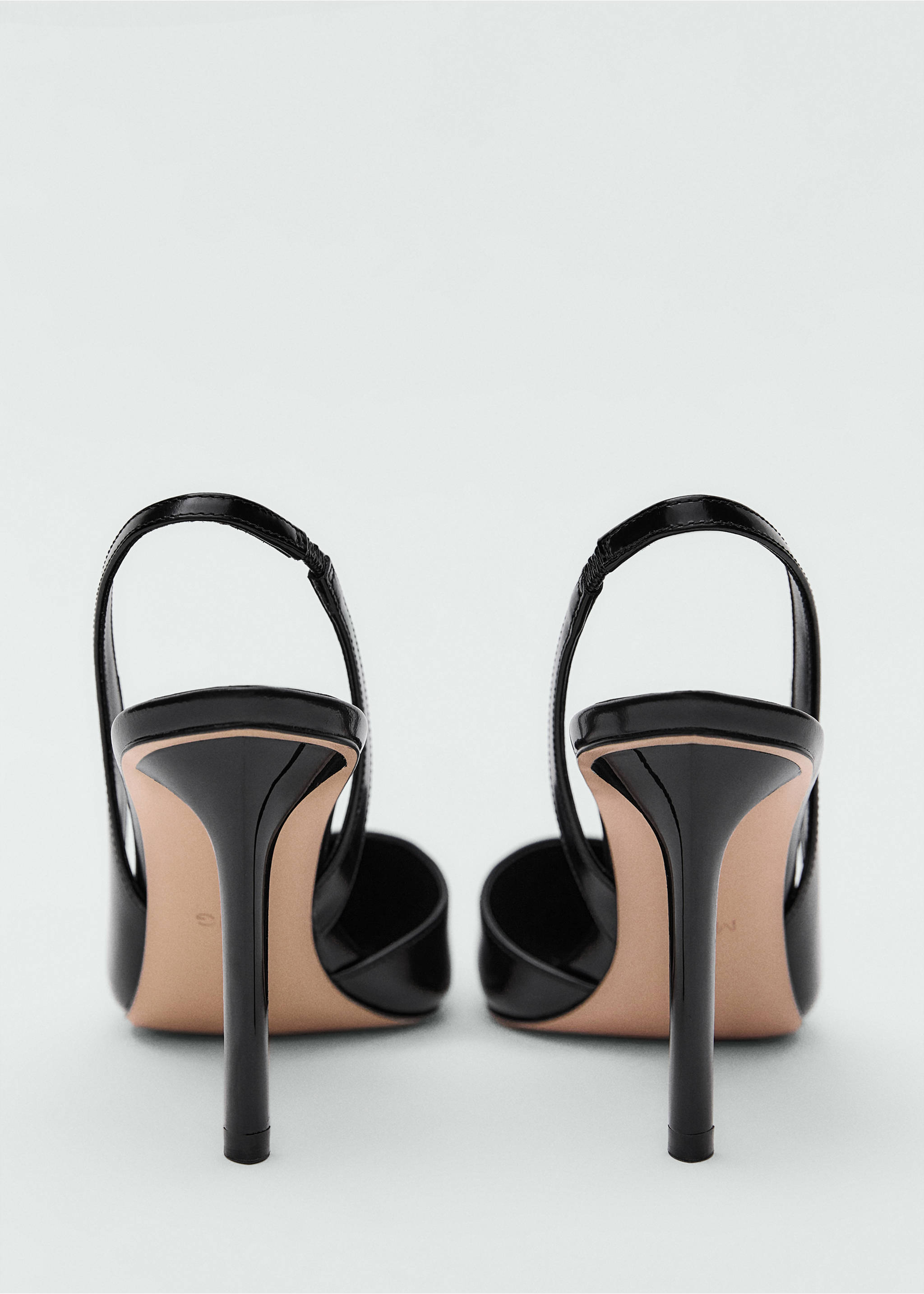 Heel leather shoes - Details of the article 1, Black. Ref: 87050440-00.