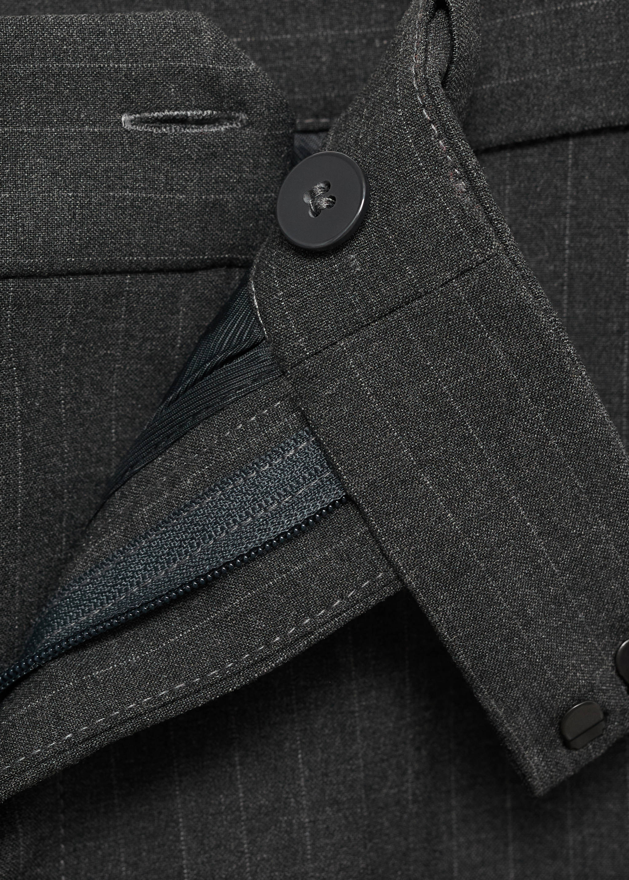 Pinstripe suit trousers - Details of the article 8