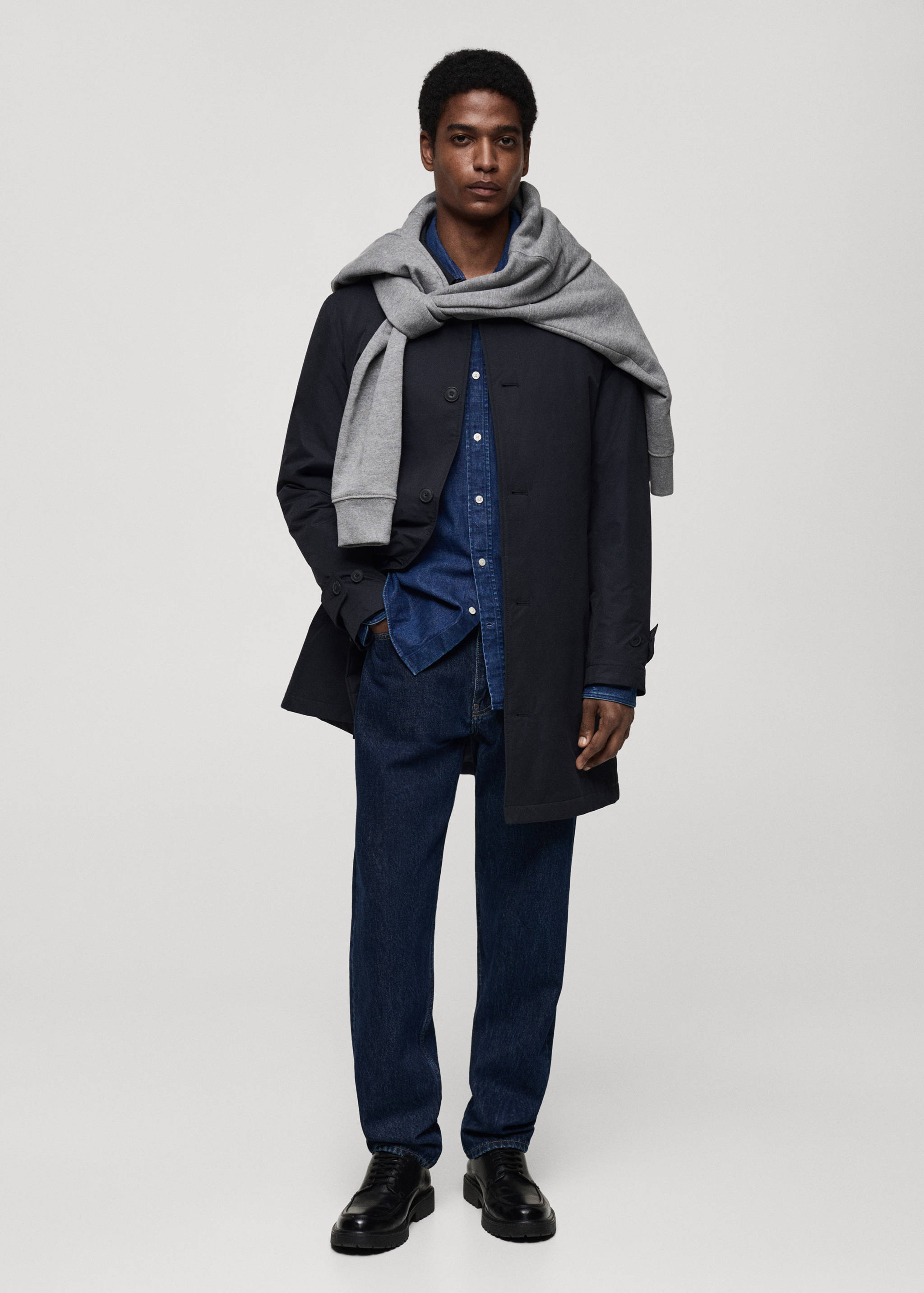 Gavardina embuatada water repellent - Pla general