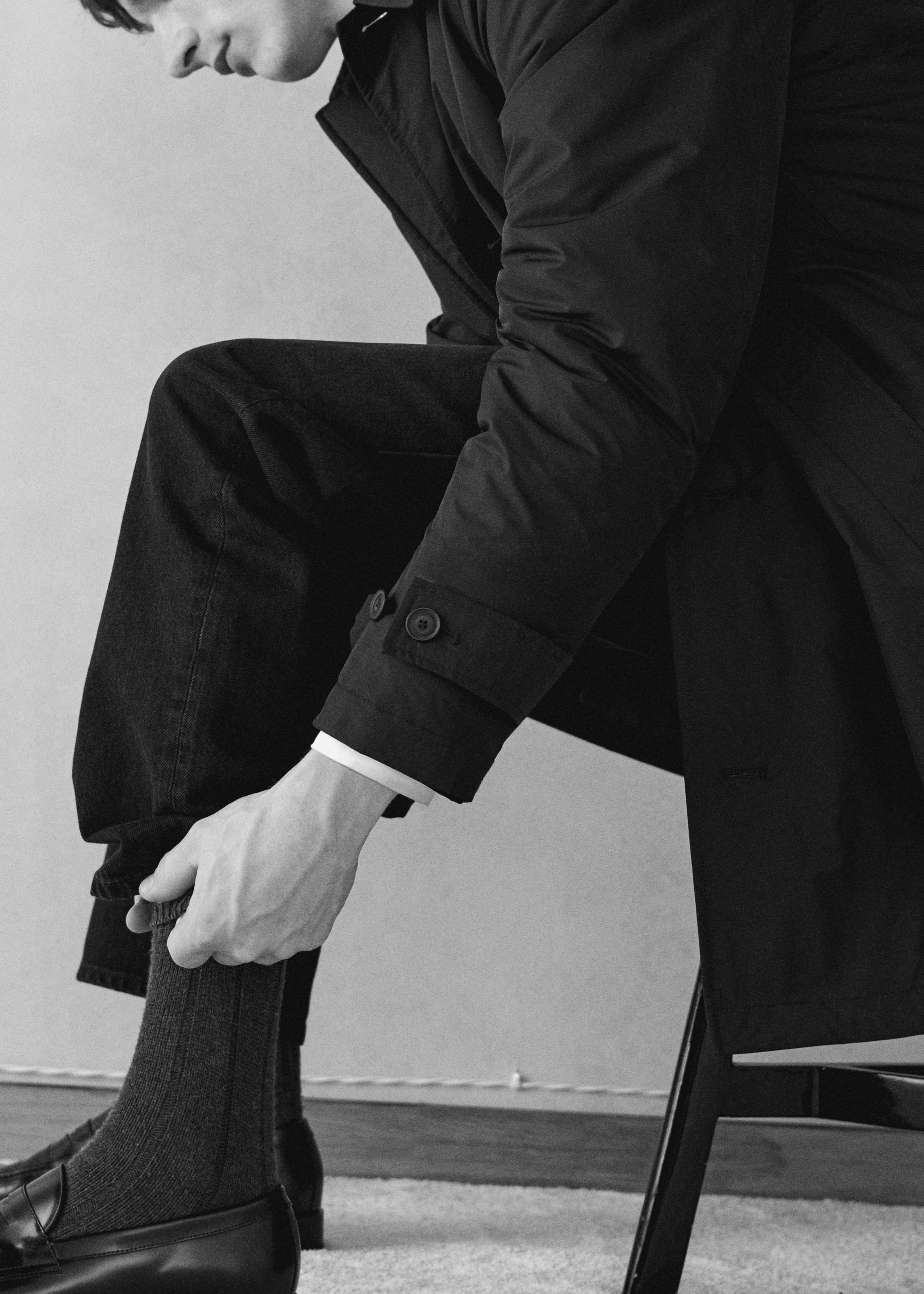 Wasserabweisender Stepp-Trenchcoat - Detail des Artikels 3