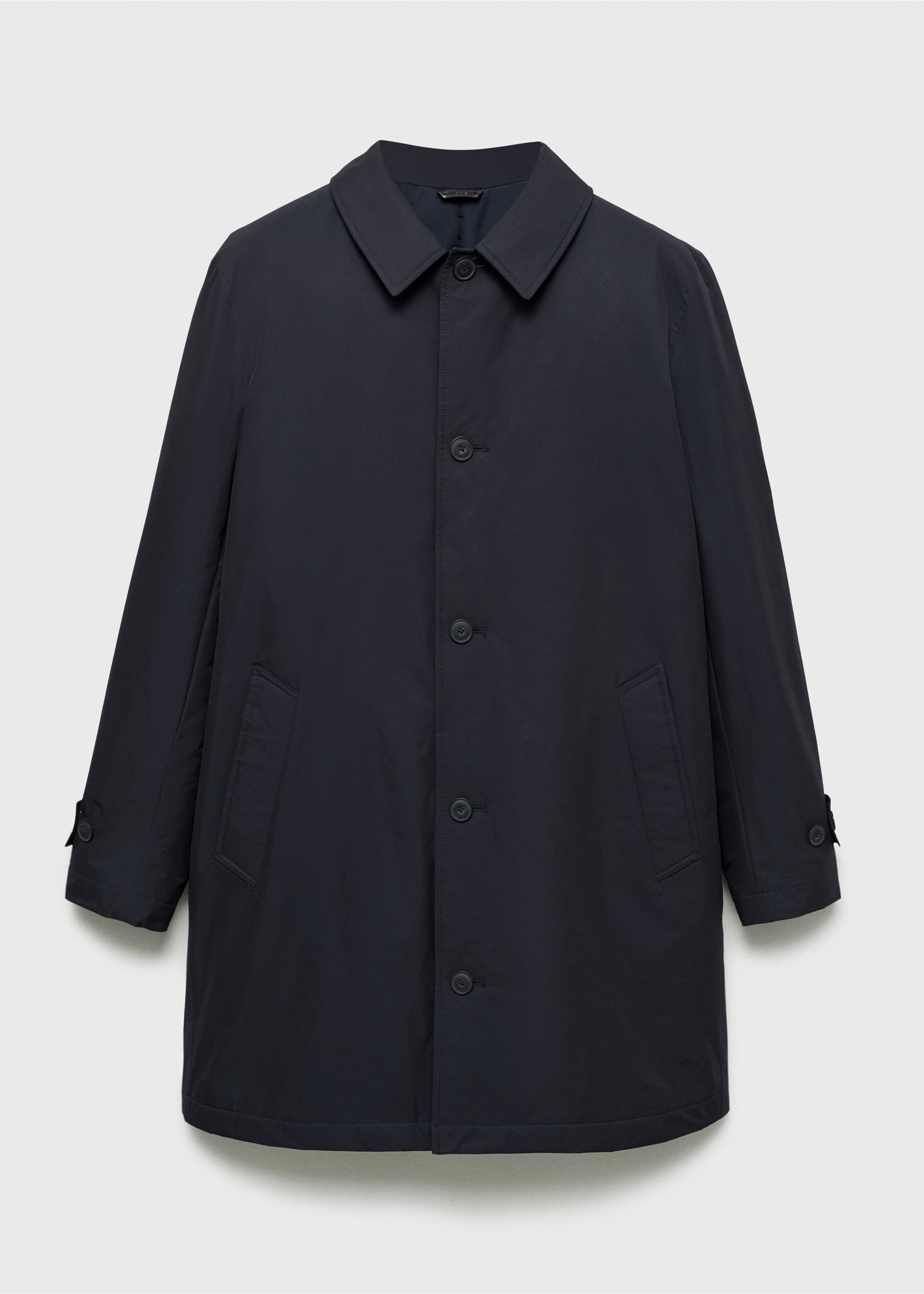 Waterafstotende gewatteerde trenchcoat - Artikel zonder model, Donkermarine. Ref: 87050574-00.