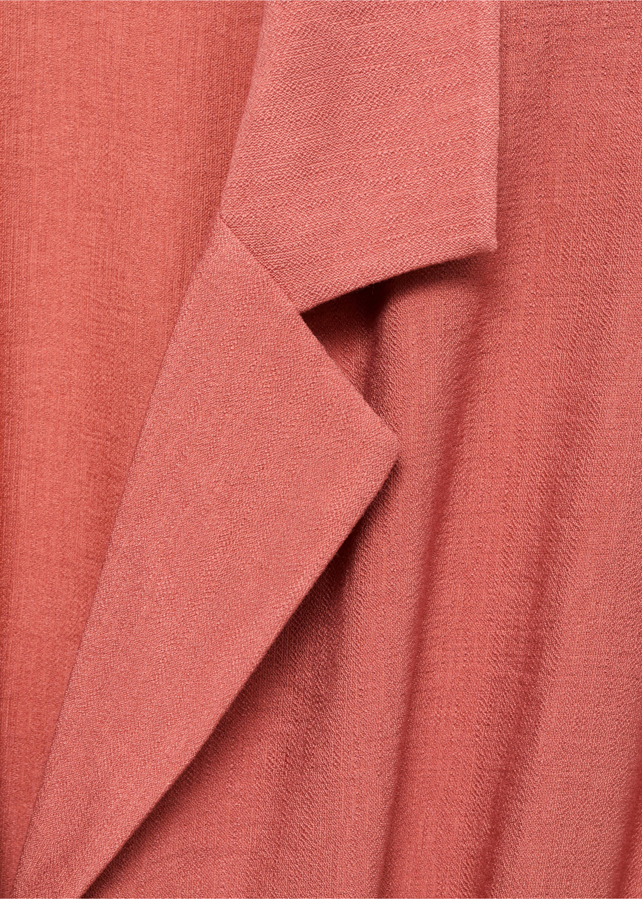 Hemdkleid mit Taillenband - Detail des Artikels 8, Rosa. Ref: 87050578-00.
