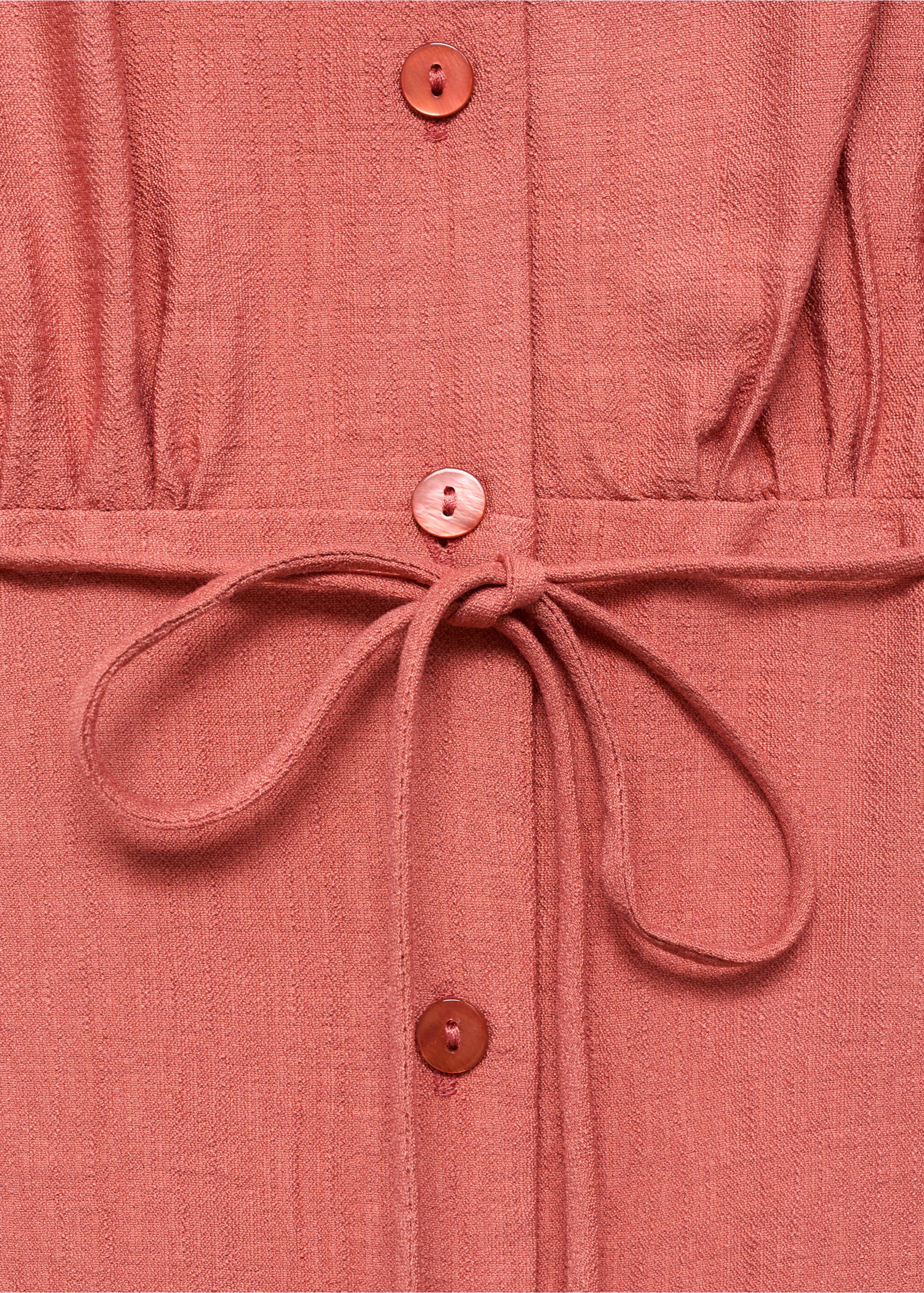 Hemdkleid mit Taillenband - Detail des Artikels 0, Rosa. Ref: 87050578-00.