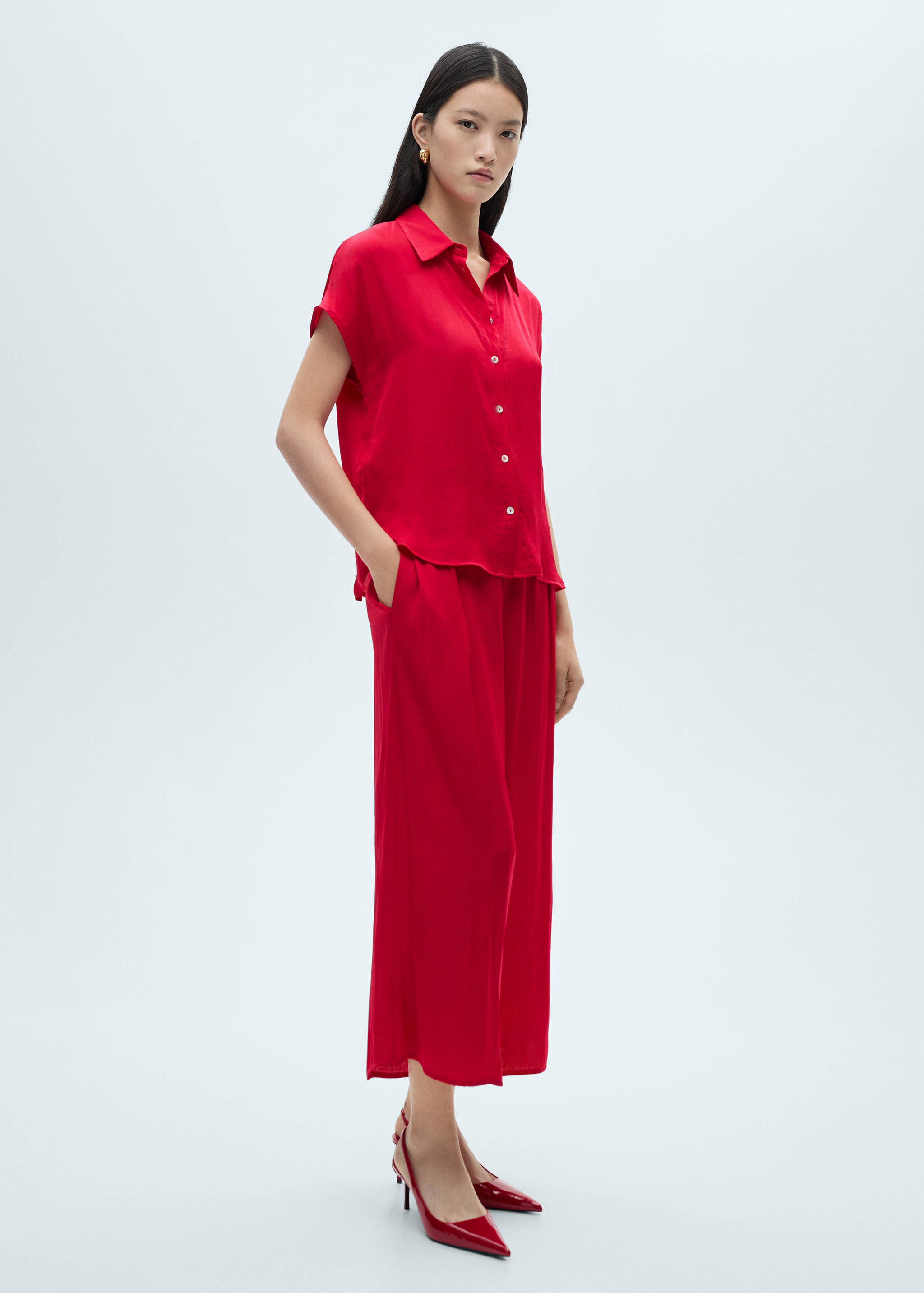 Pantalon palazzo fluide - Plan général