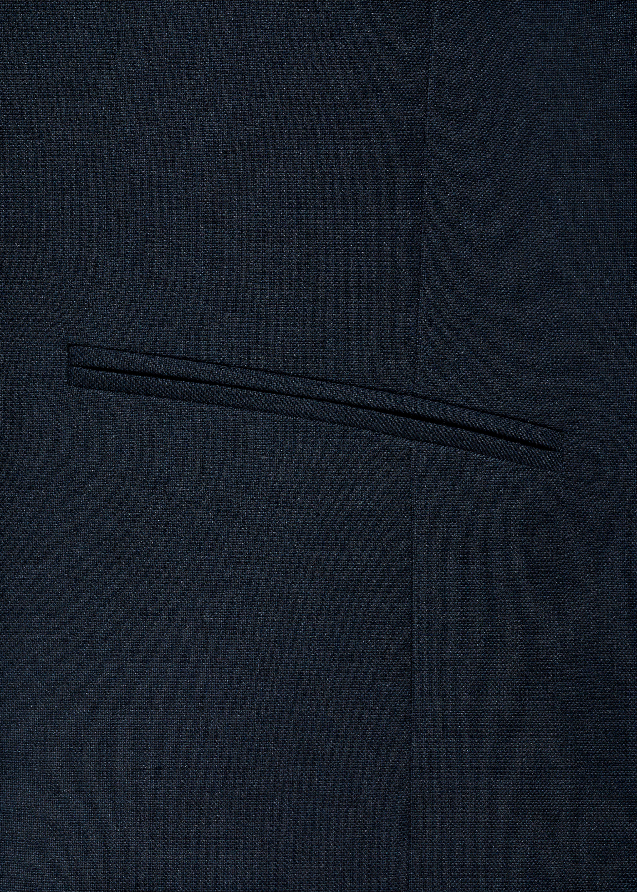 Armilla vestir slim fit - Detall de l'article 8, Blau marí fosc. Ref: 87050585-00.