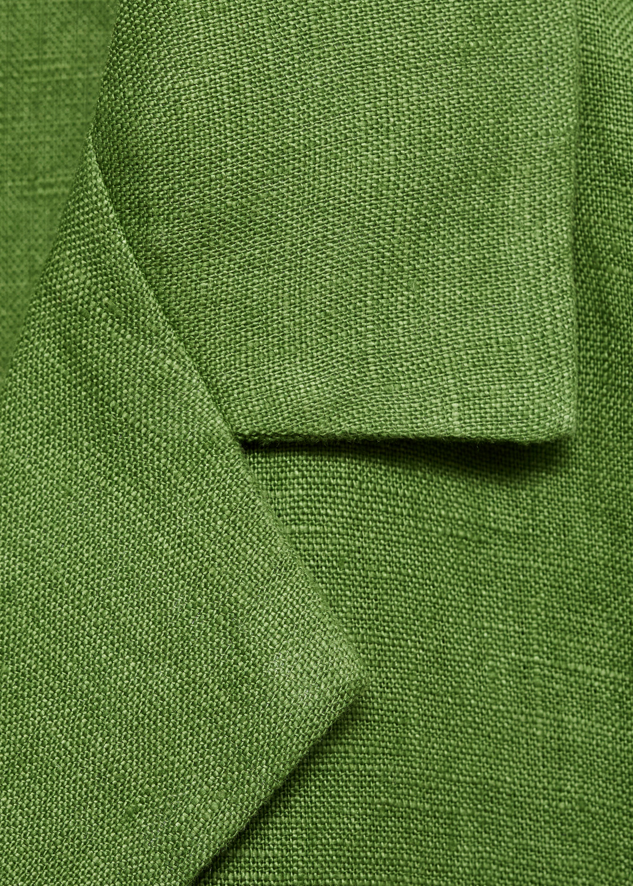 Short sleeve linen-blend shirt - Details of the article 0