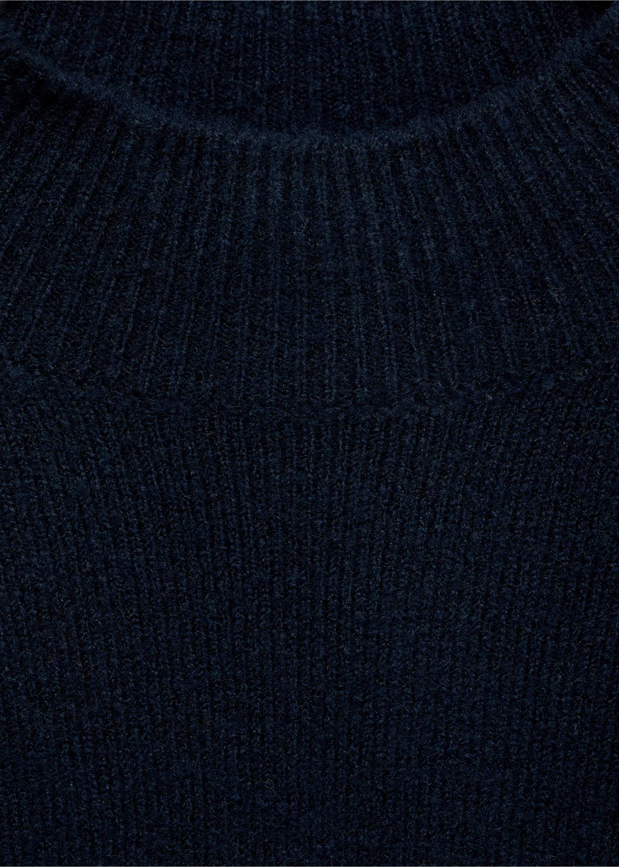 Message knitted sweater - Details of the article 0, Dark Navy. Ref: 87050592-00.
