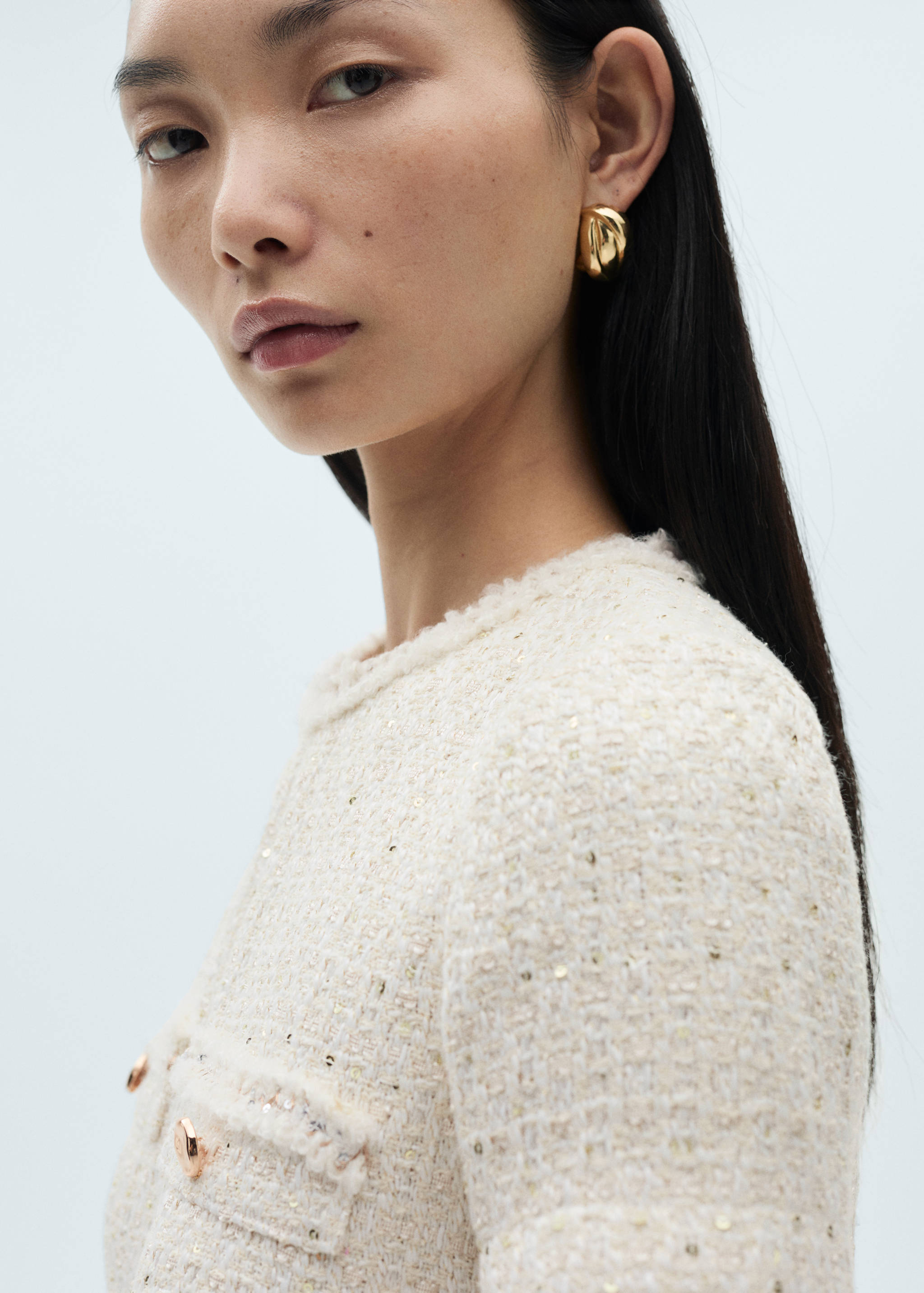 Short tweed dress - Details of the article 1