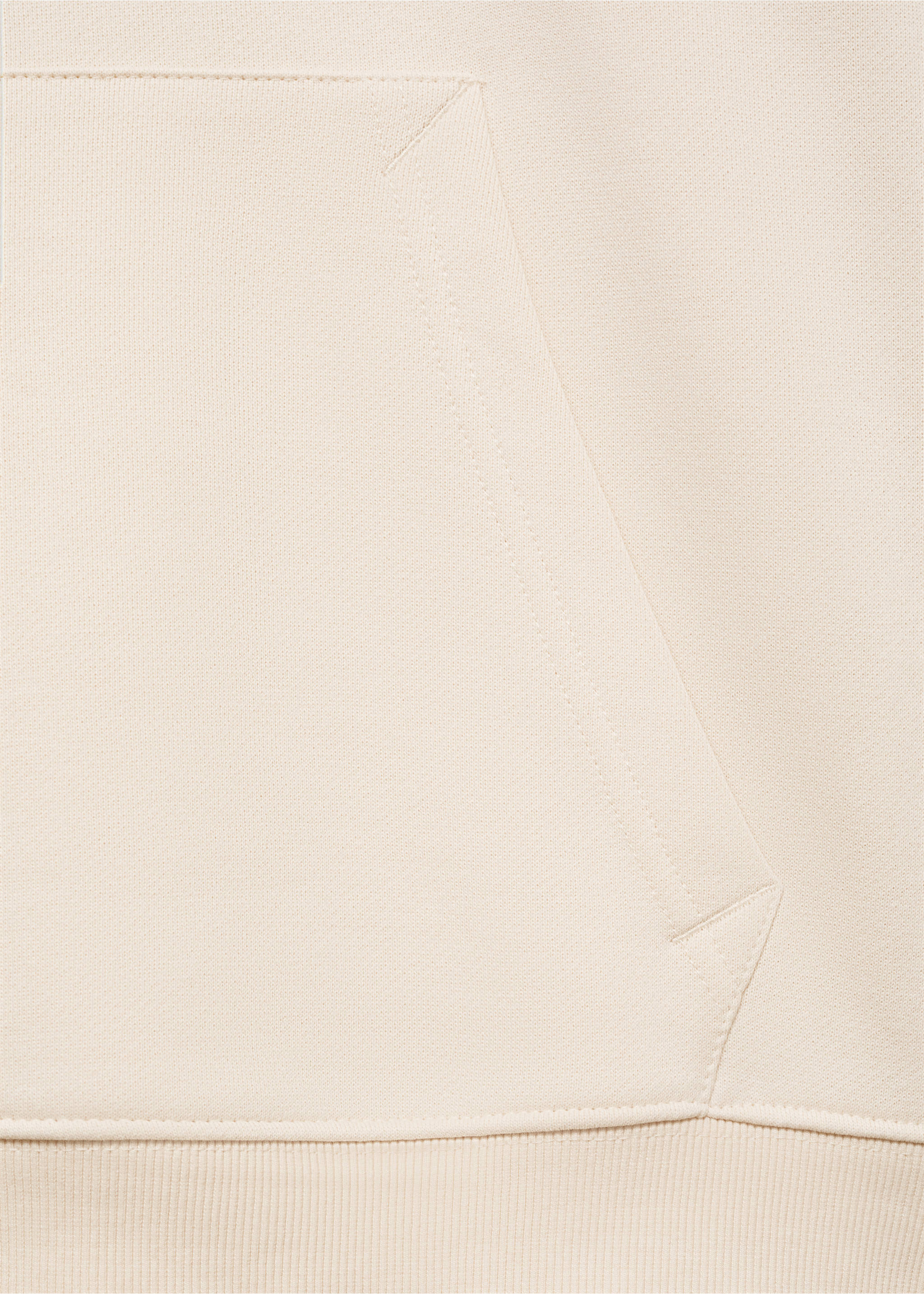Baumwoll-Hoodie - Detail des Artikels 8, Ecru. Ref: 87050600-00.