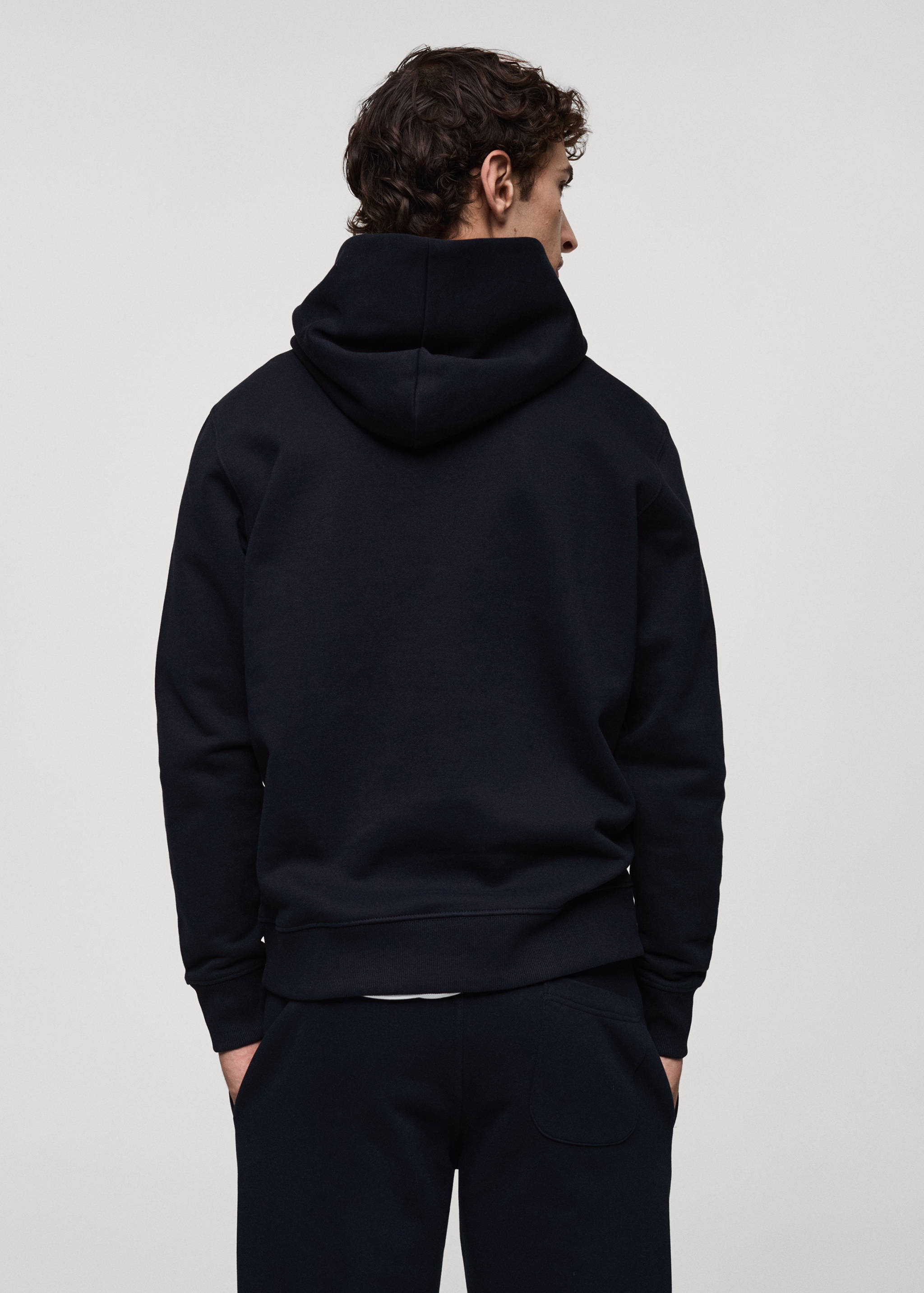 Hoodie cotton sweatshirt - Reverse of the article