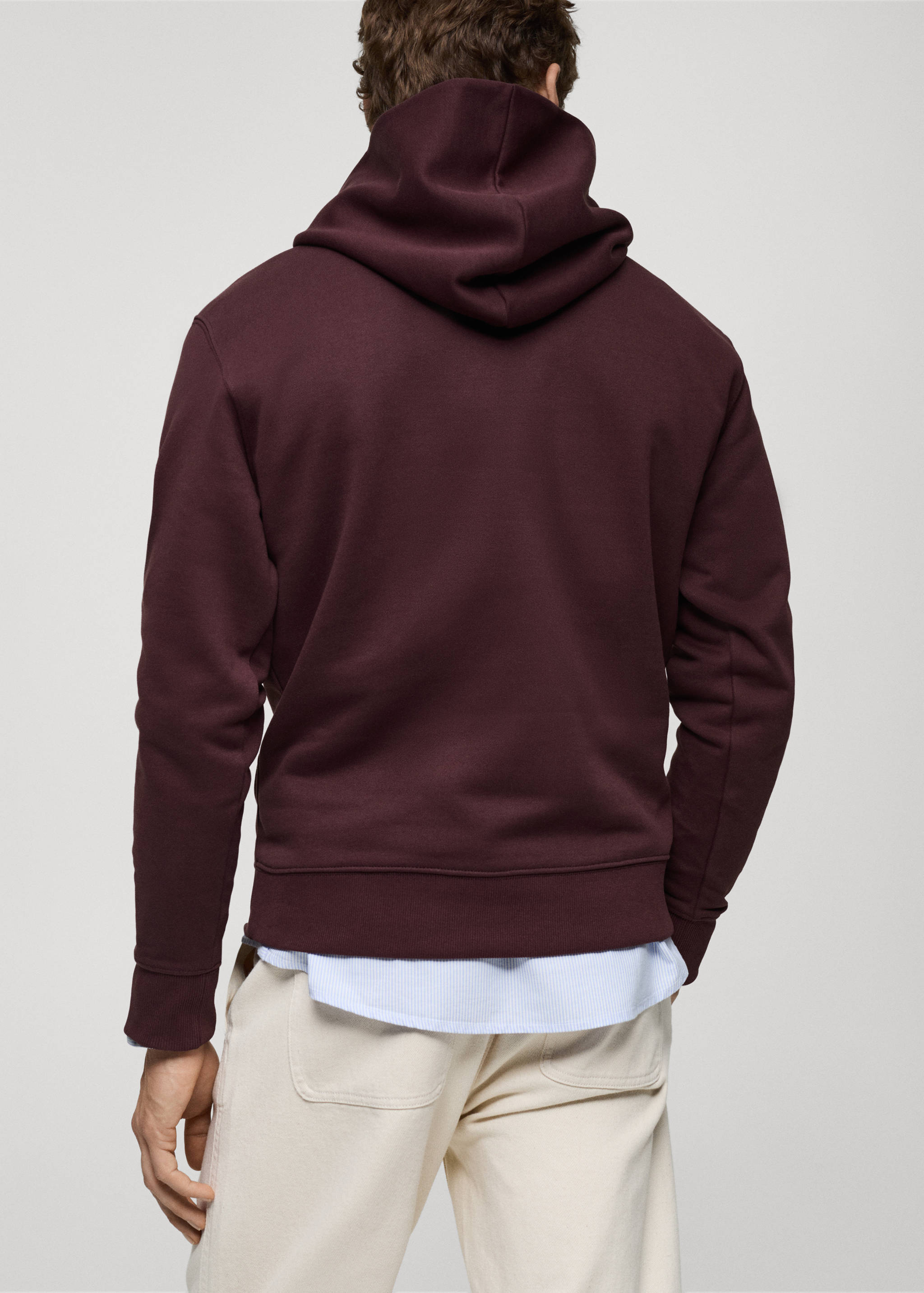 Hoodie cotton sweatshirt - Reverse of the article
