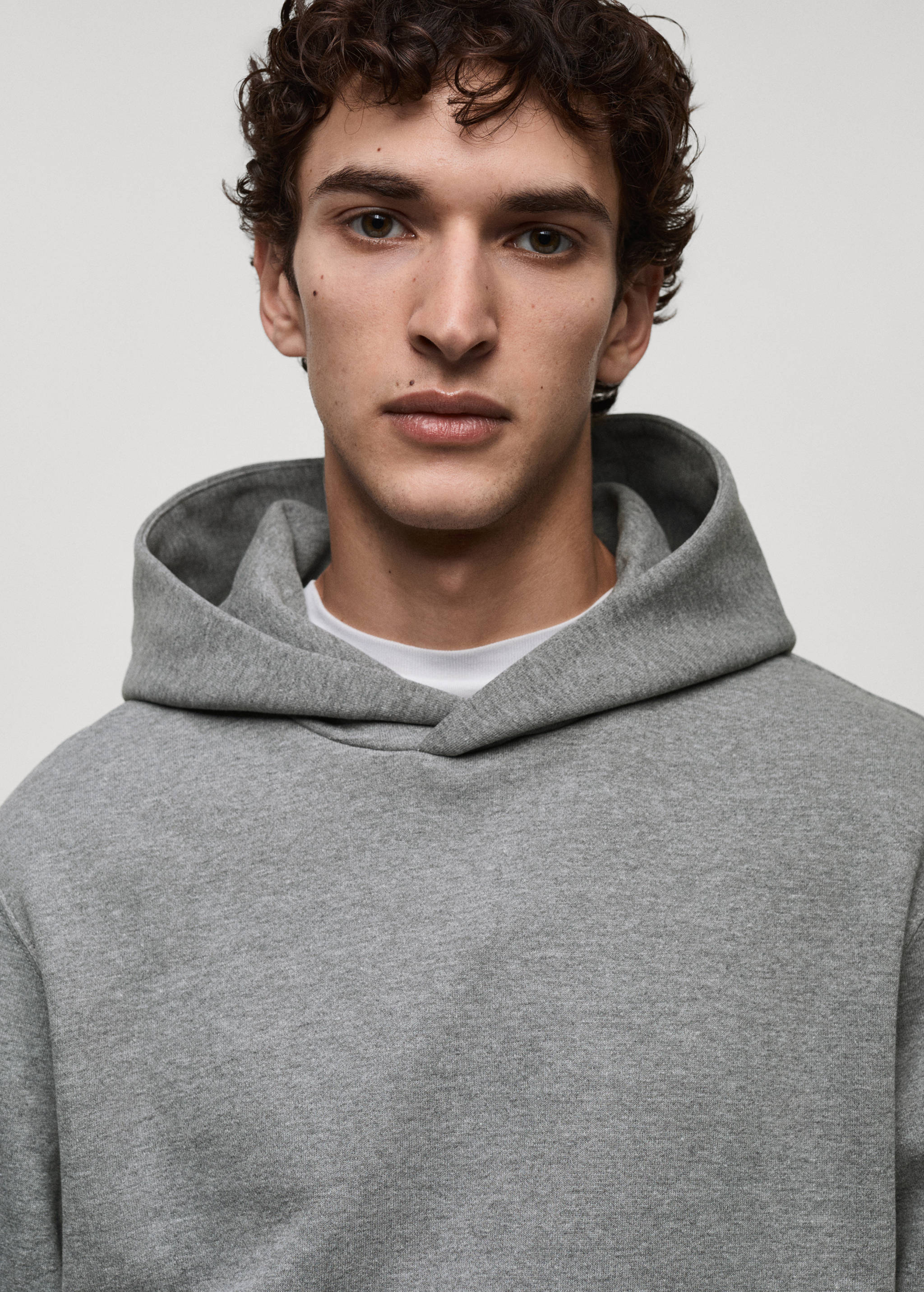 Hoodie cotton sweatshirt - Details of the article 1