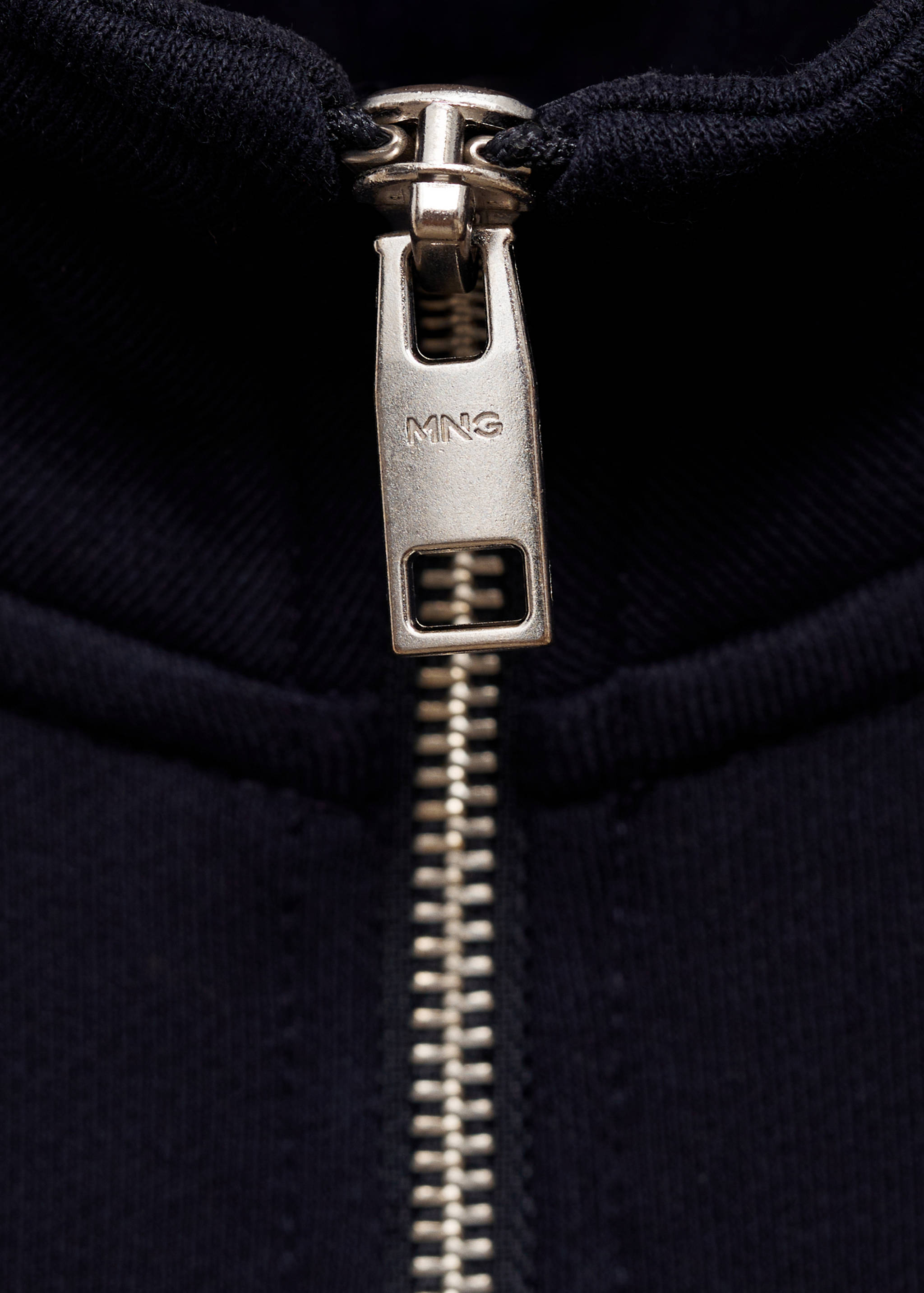 Regular-fit sweatshirt met ritshals - Detail van het artikel 8