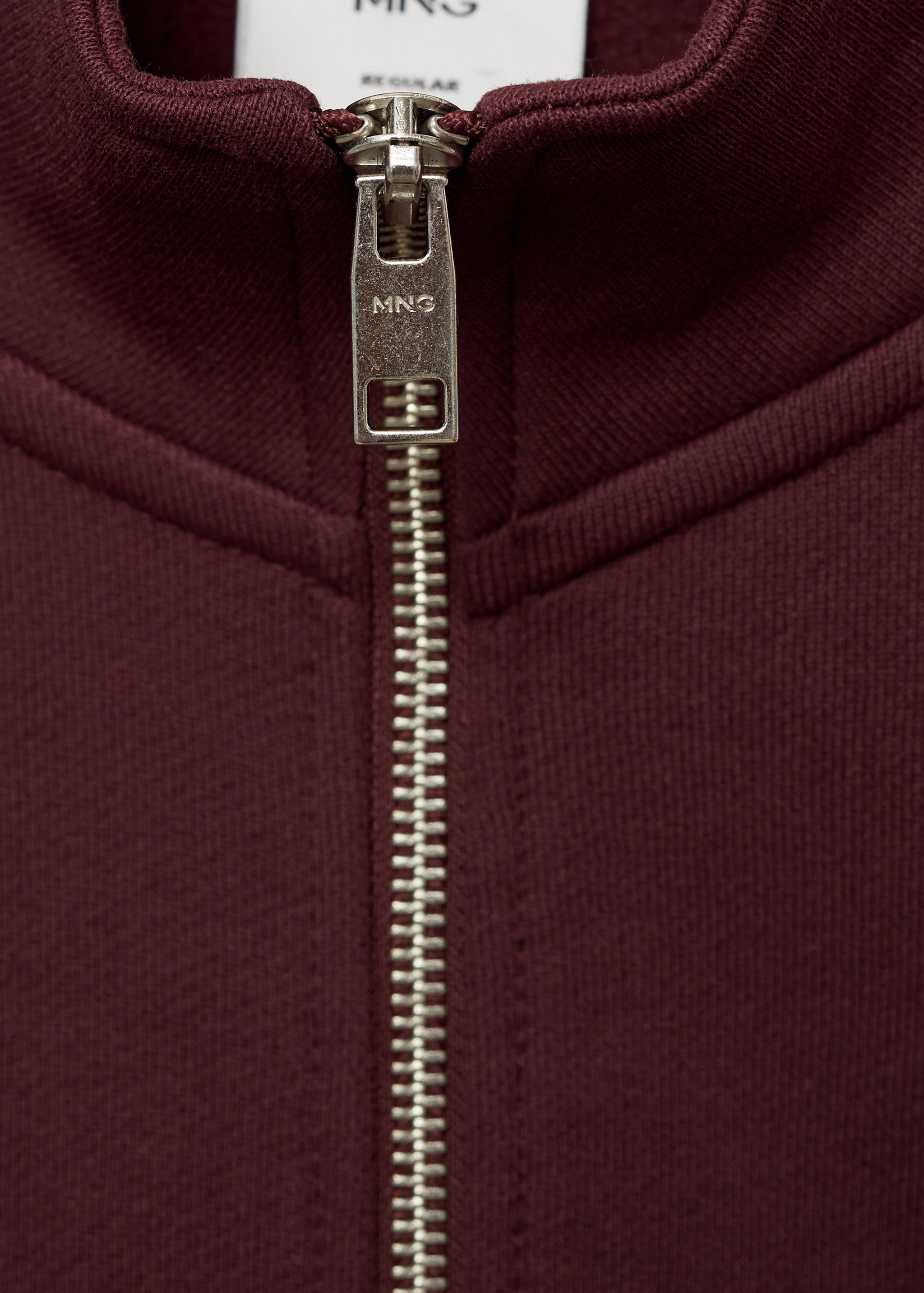 Regular-fit sweatshirt met ritshals - Detail van het artikel 8