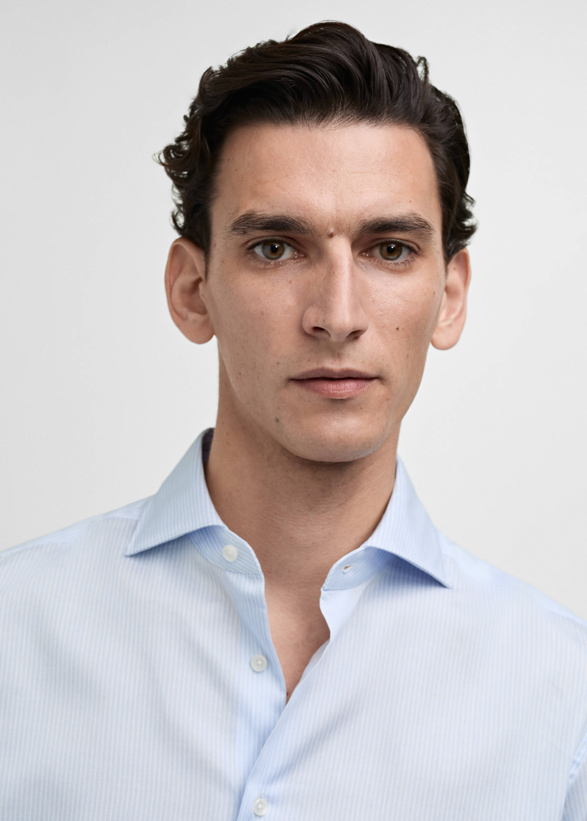 Fijngestreept slim fit overhemd - Detail van het artikel 1