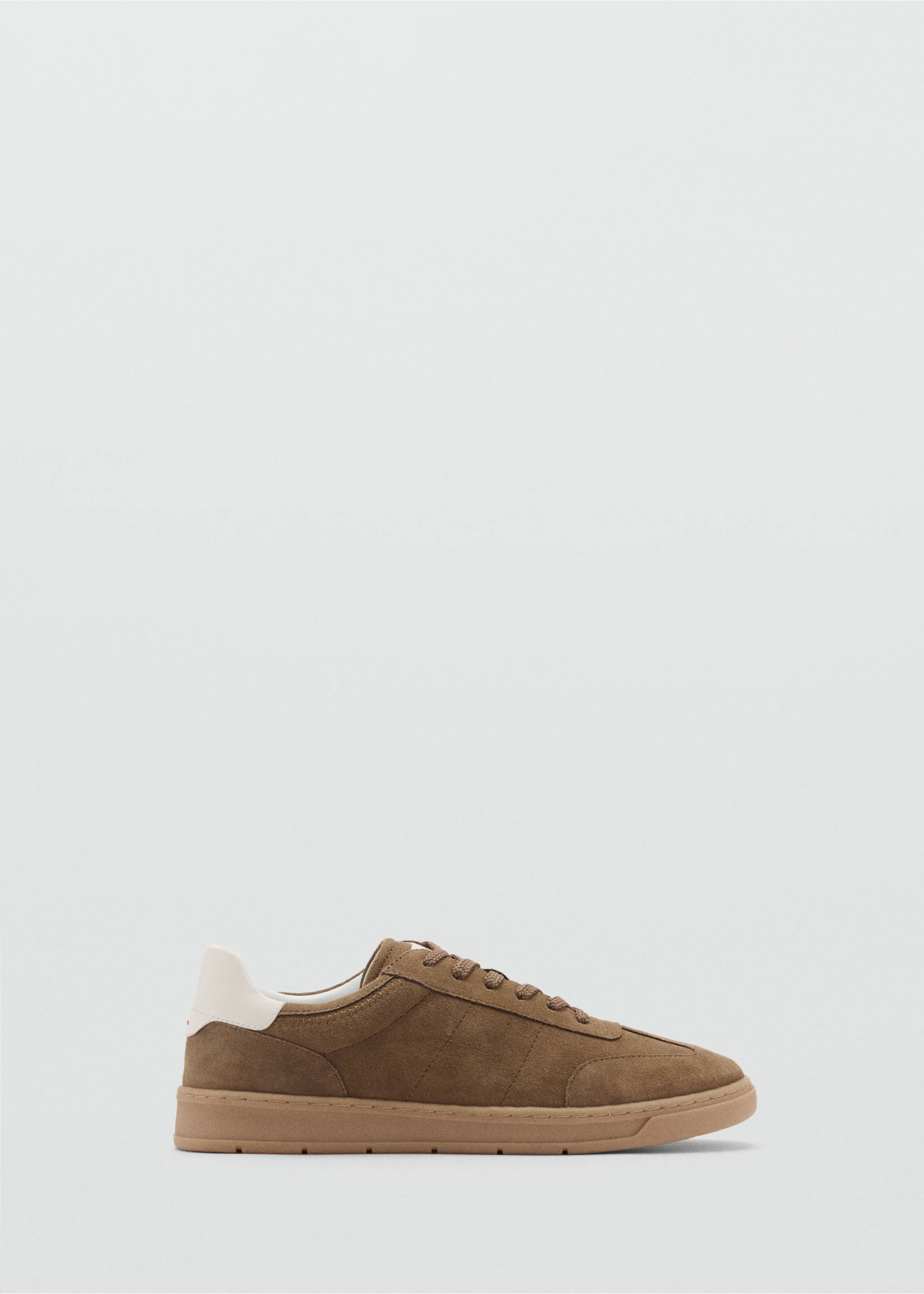 Suede mixed sneakers - Article without model, Medium Brown. Ref: 87050612-00.