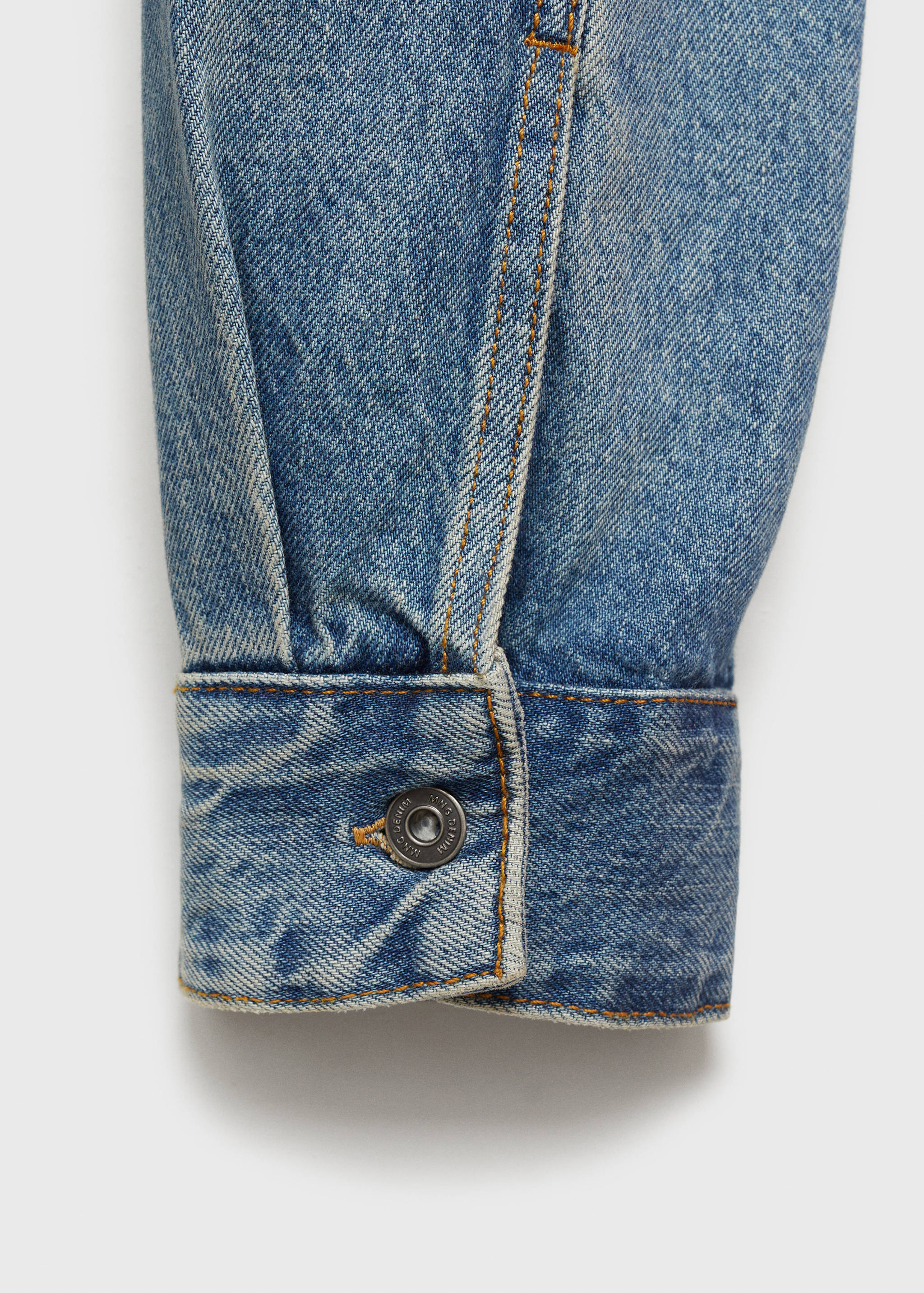 Jeans-Overshirt mit Tasche - Detail des Artikels 8
