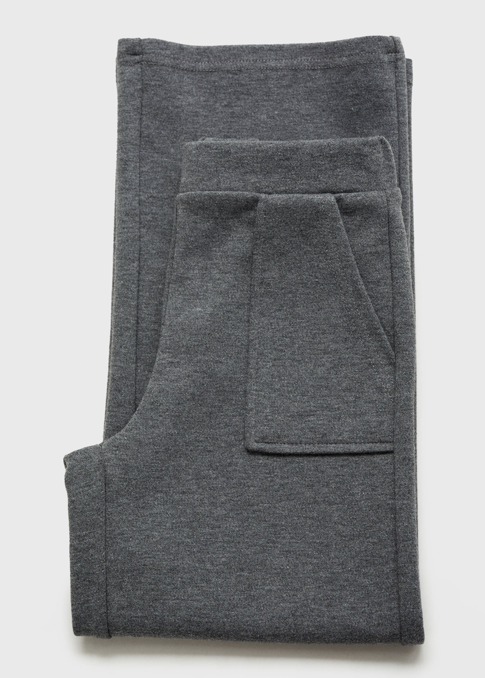 Straight knitted pants - Details of the article 0