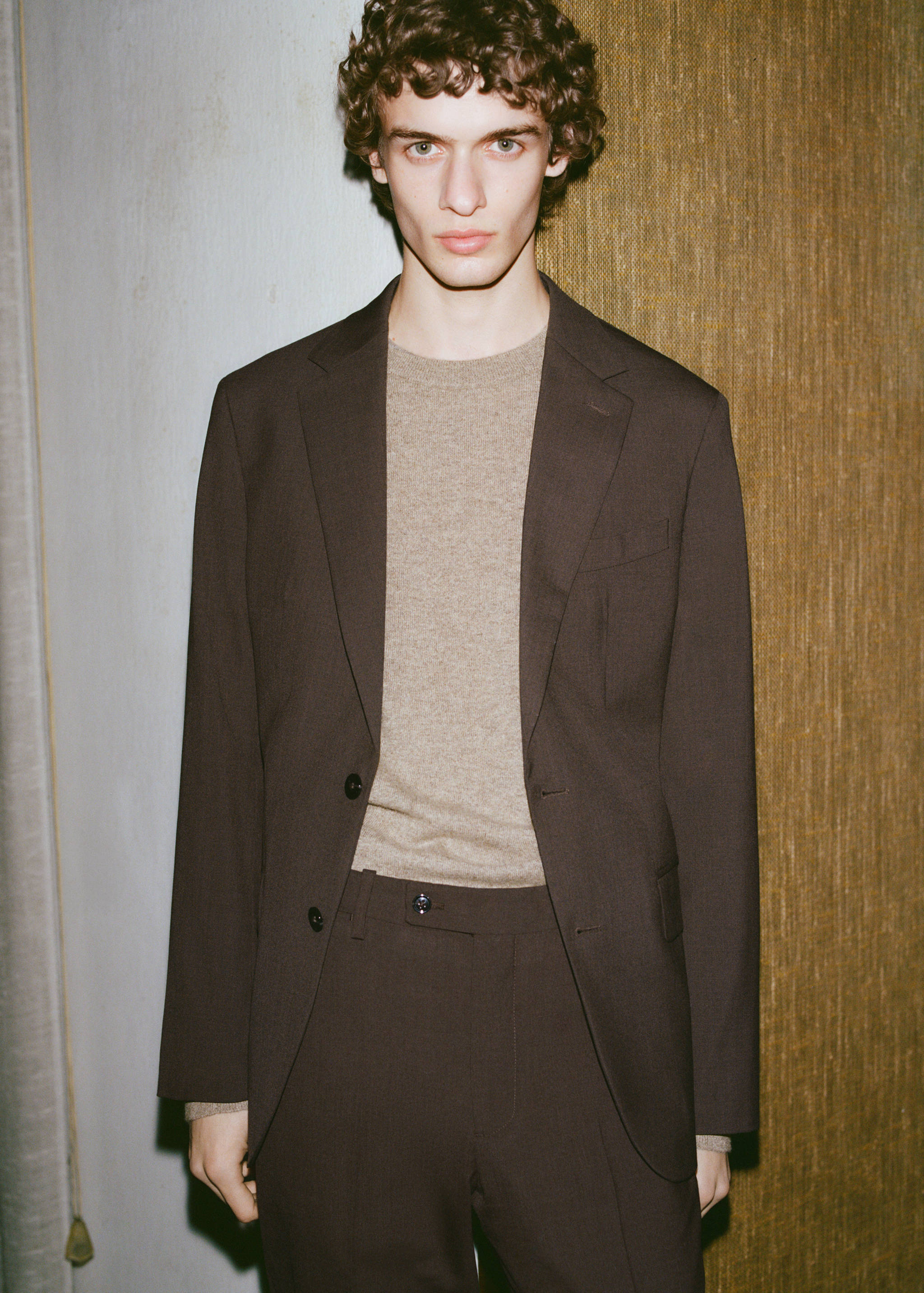 Σακάκι κοστουμιού super slim fit ύφασμα stretch - Λεπτομέρεια του προϊόντος 3