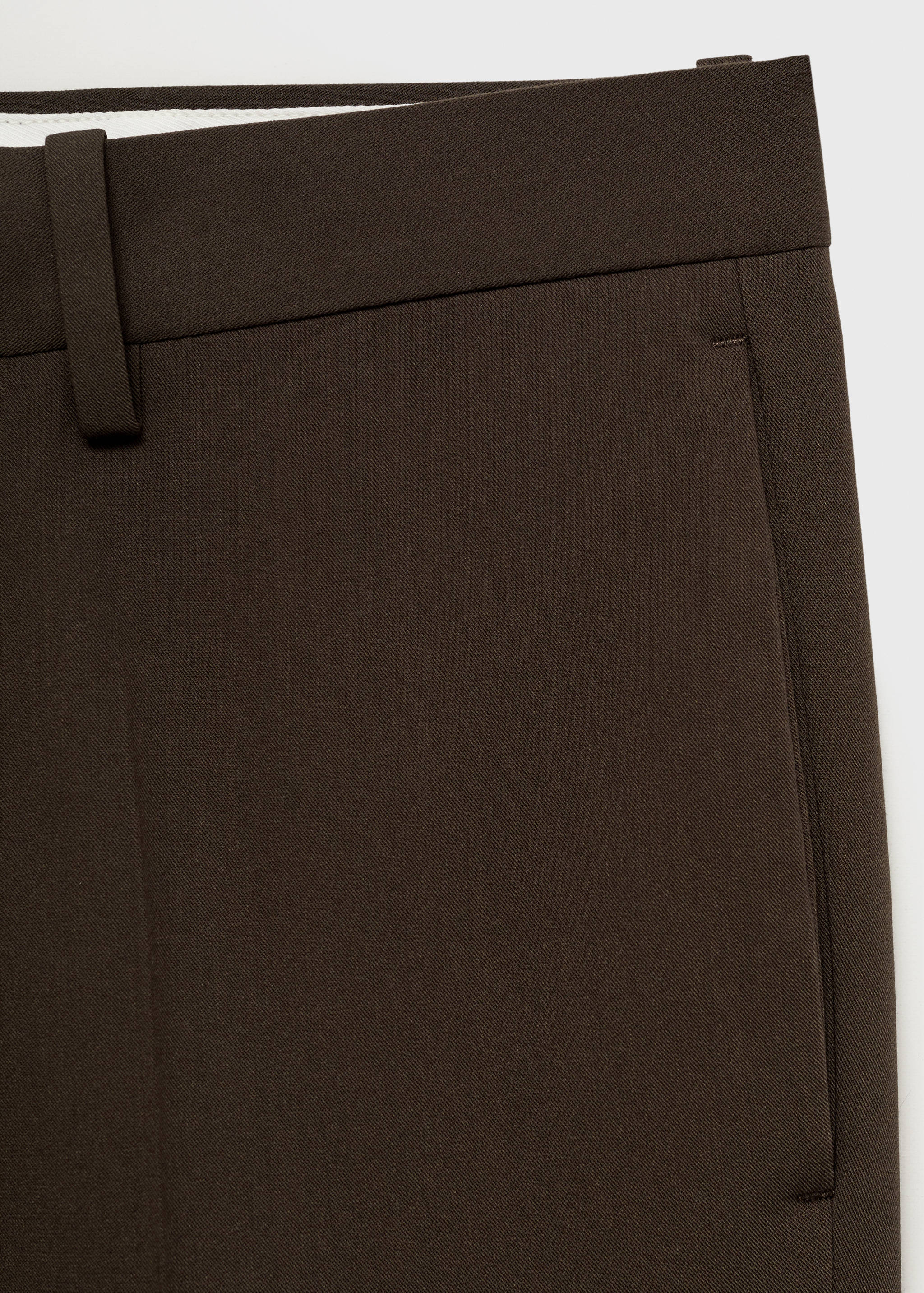 Super Slim Fit-Anzughose aus Stretchstoff - Detail des Artikels 8