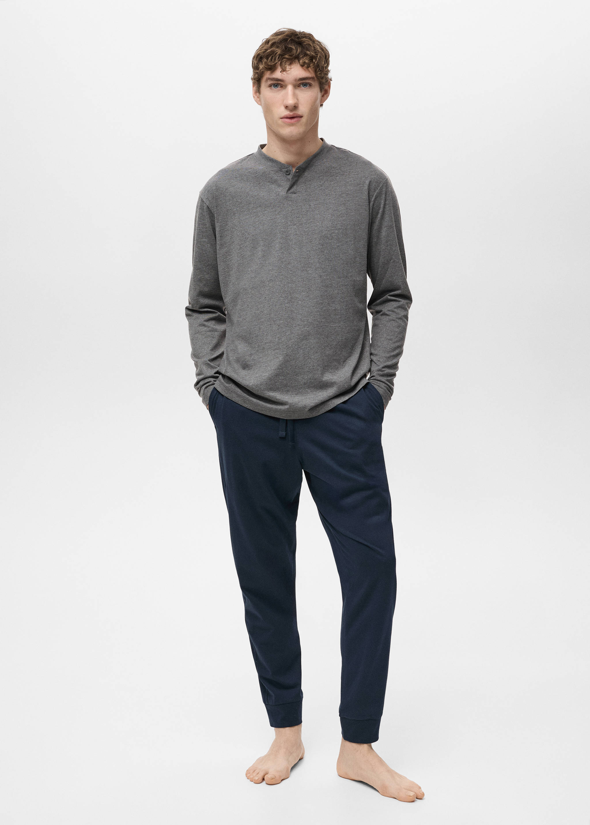 Pack pijama largo 100% algodón - Plano general