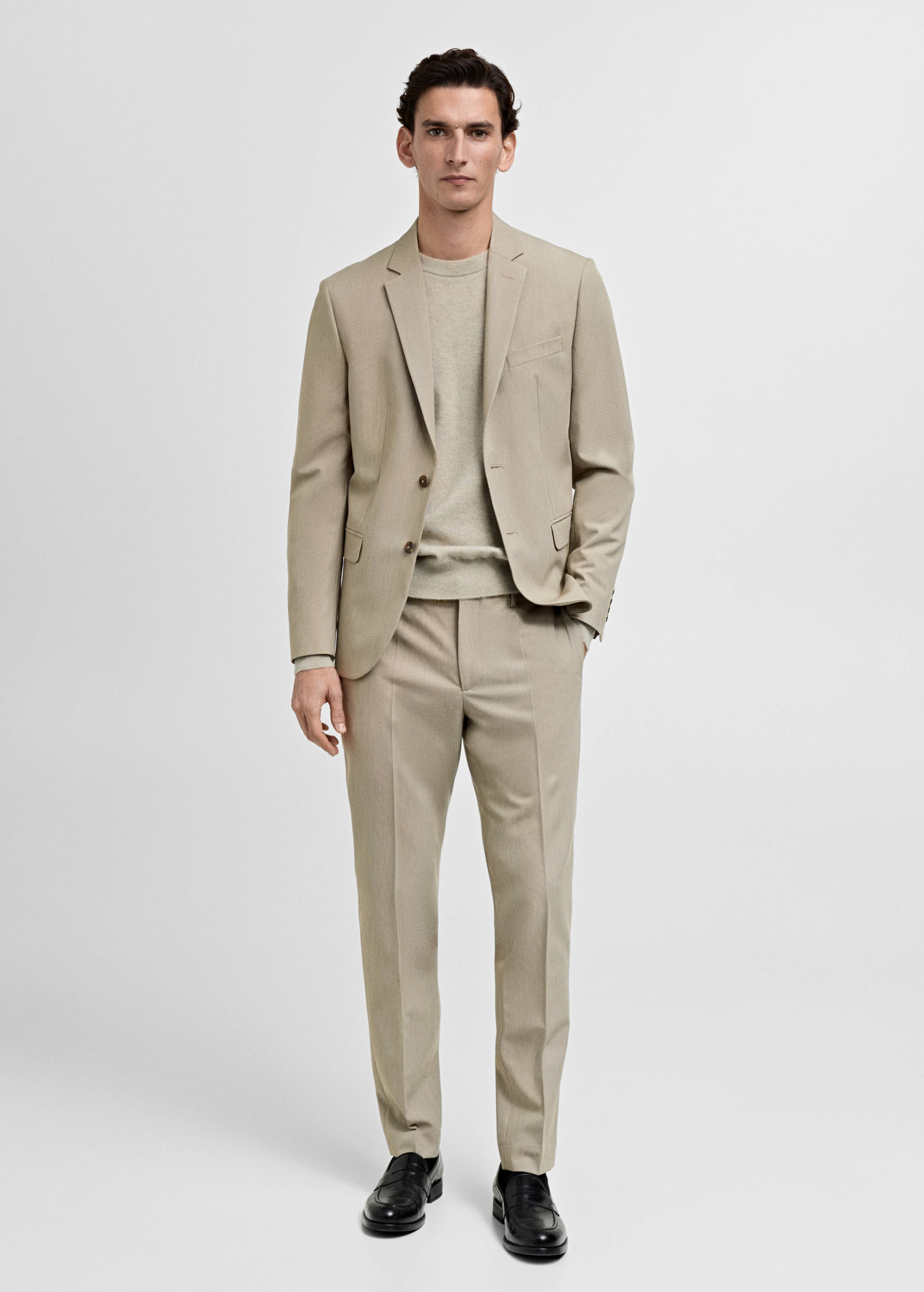 Σακάκι κοστουμιού super slim fit ύφασμα stretch - Γενικό πλάνο