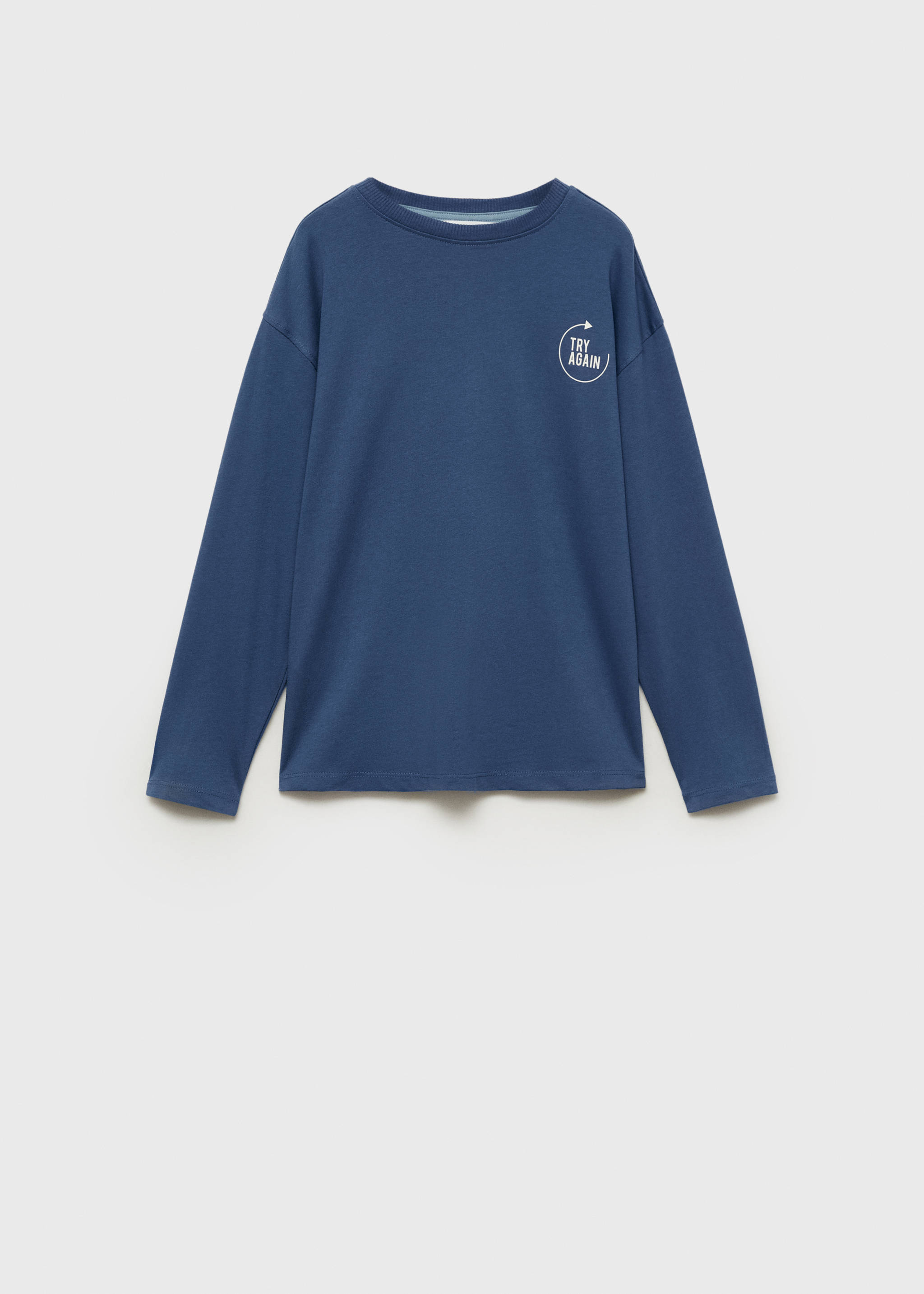 Message cotton T-shirt - Article without model