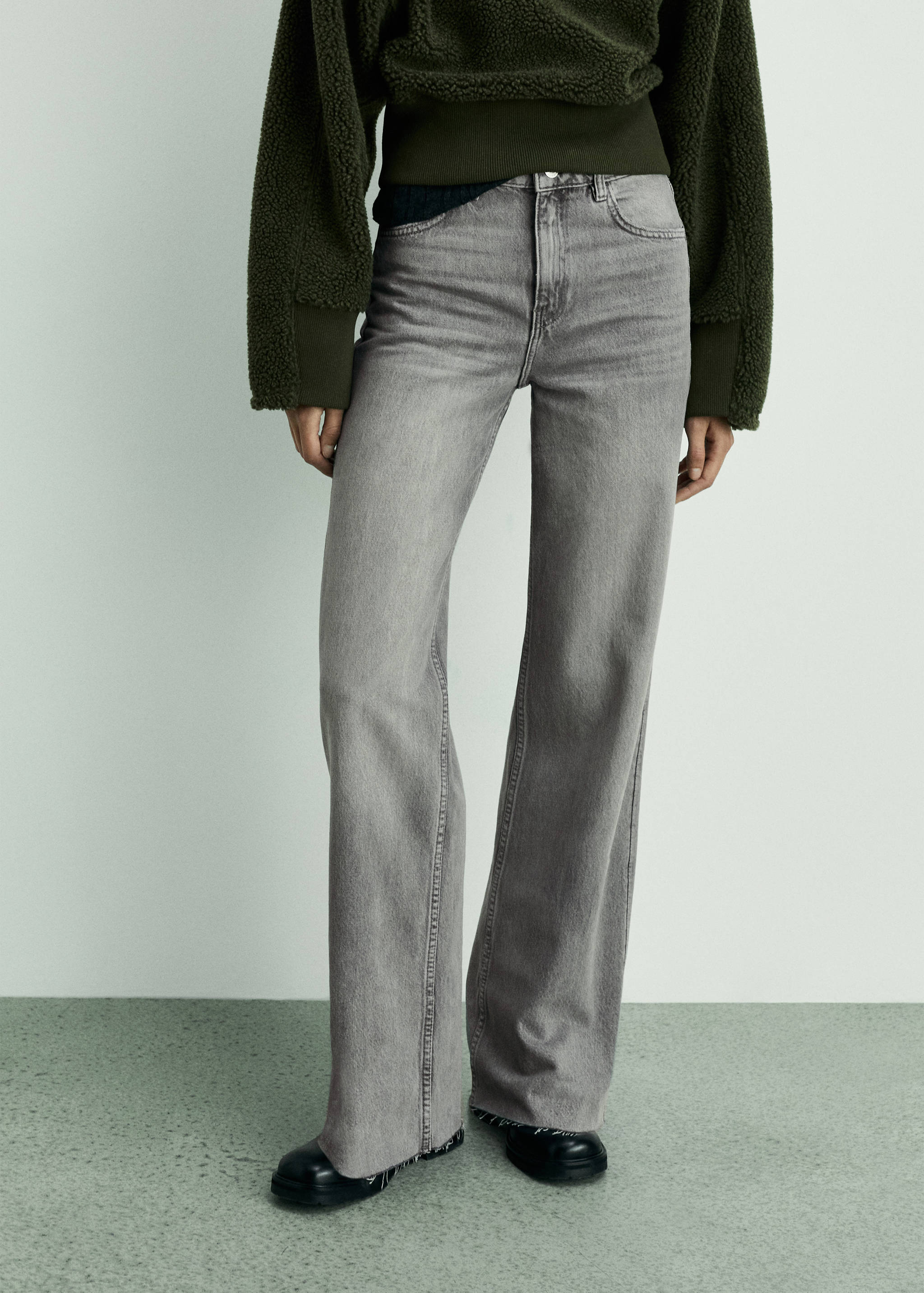 Danila High-Waist Wide-Leg Jeans - Mittlere Ansicht