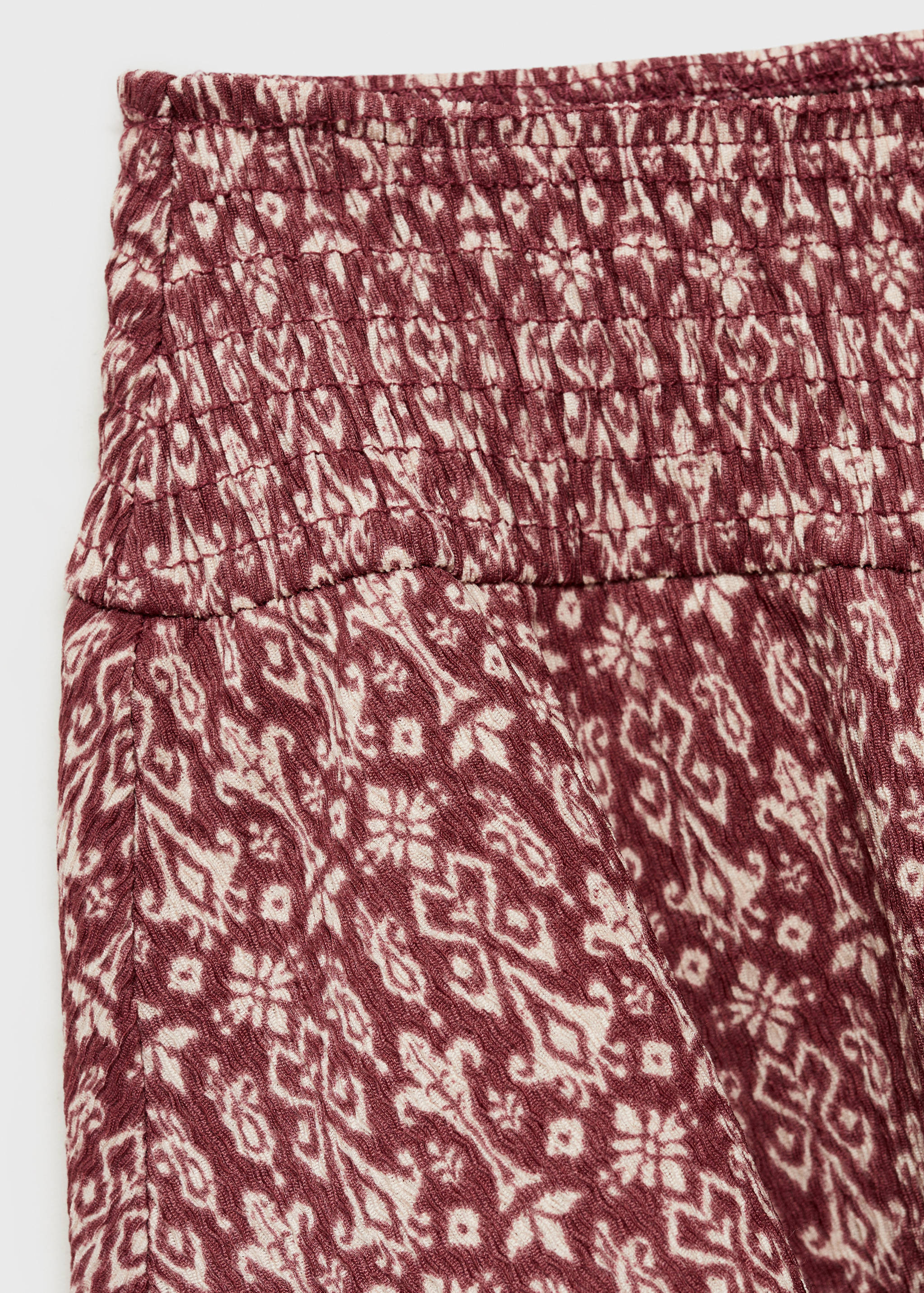 Printed skirt with ruffles - Details of the article 8