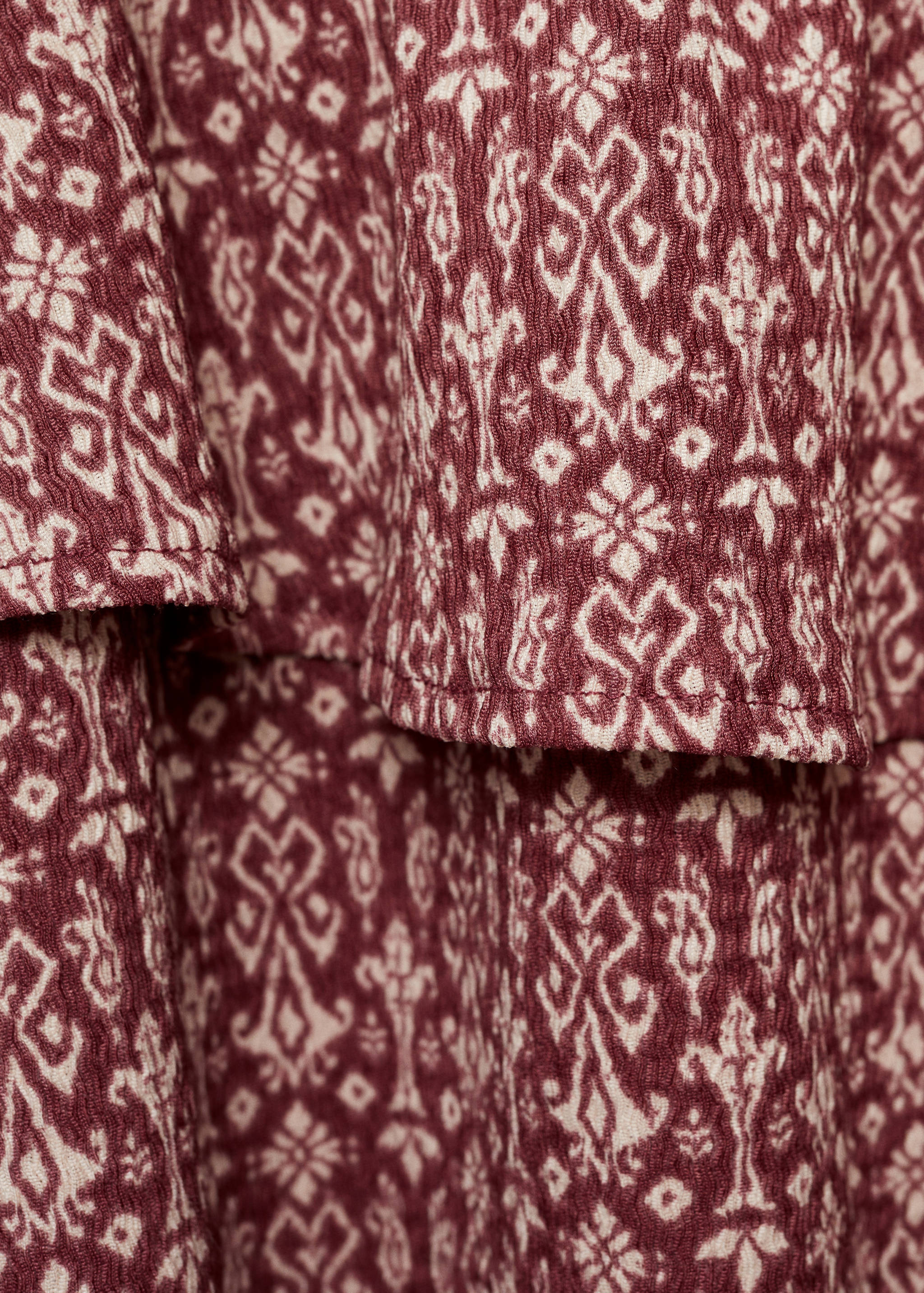 Printed skirt with ruffles - Details of the article 0